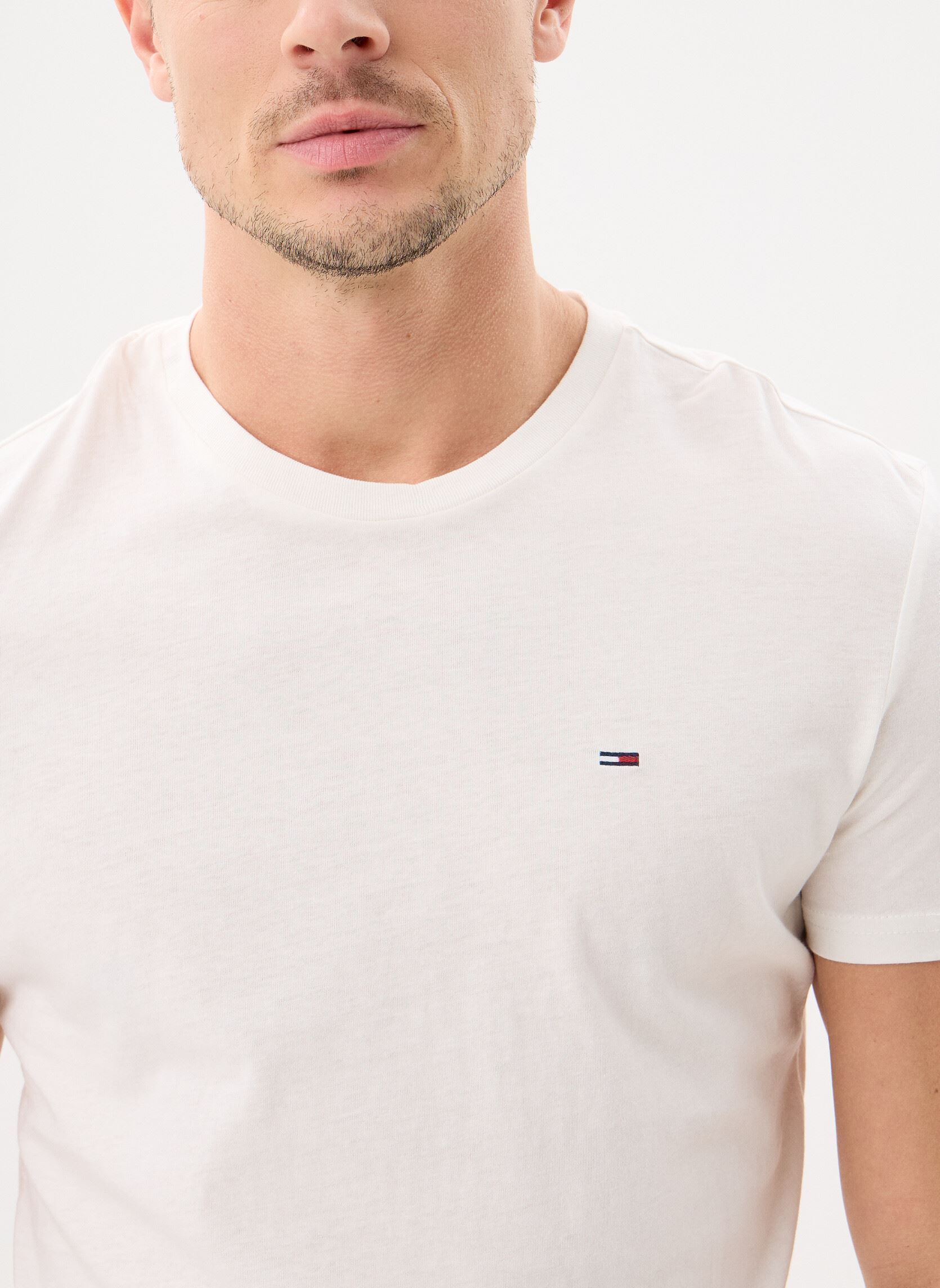 Tee-shirts manches courtes Tjm Xslim 3Pack Tee homme multicolore Tommy Jeans Tee-shirts manches courtes Tjm Xslim 3Pack Tee homme multicolore DNN / ANCIENT WHITE/ LT HORI B