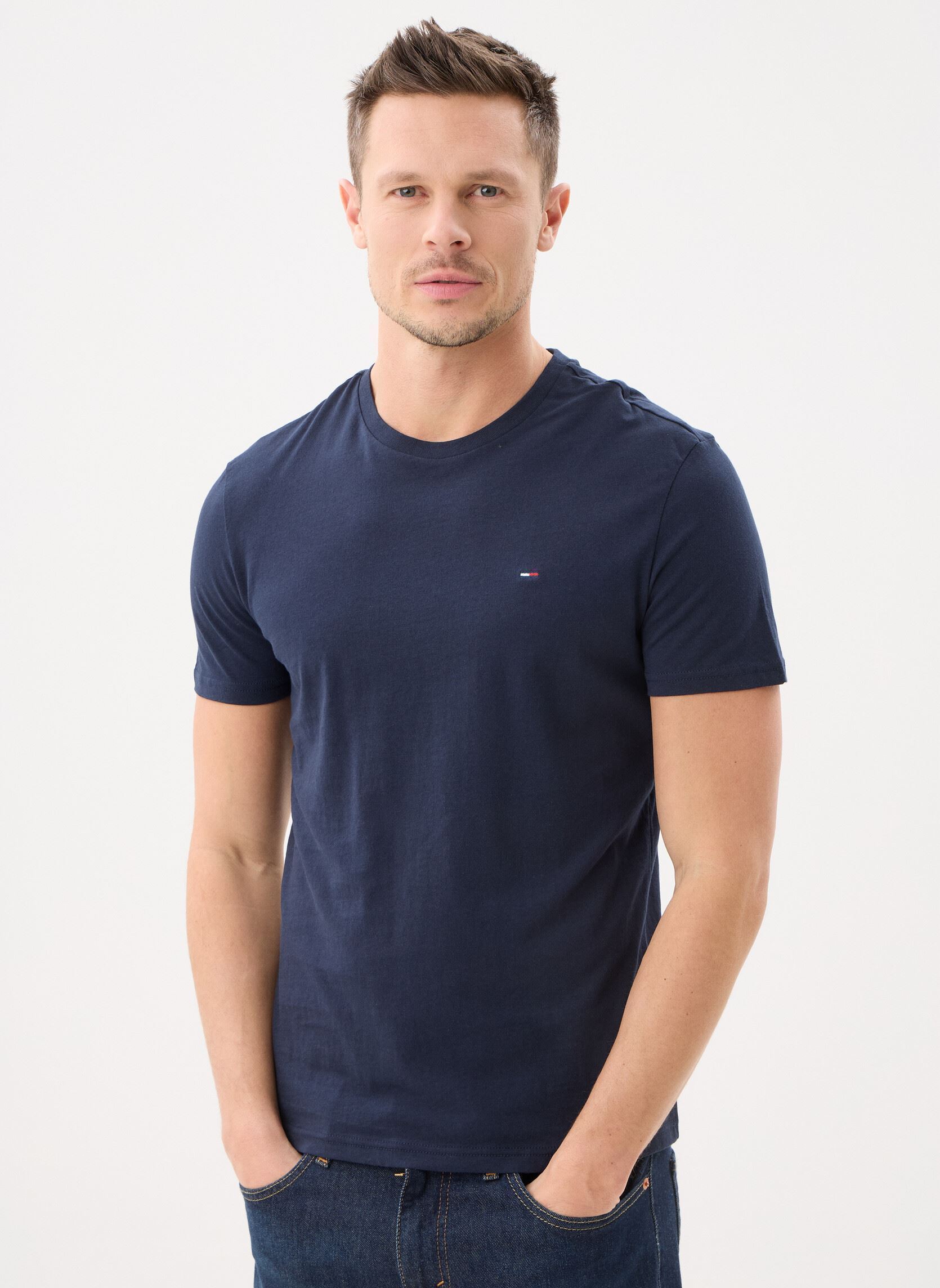 Tee-shirts manches courtes Tjm Xslim 3Pack Tee homme multicolore Tommy Jeans Tee-shirts manches courtes Tjm Xslim 3Pack Tee homme multicolore DNN / ANCIENT WHITE/ LT HORI B