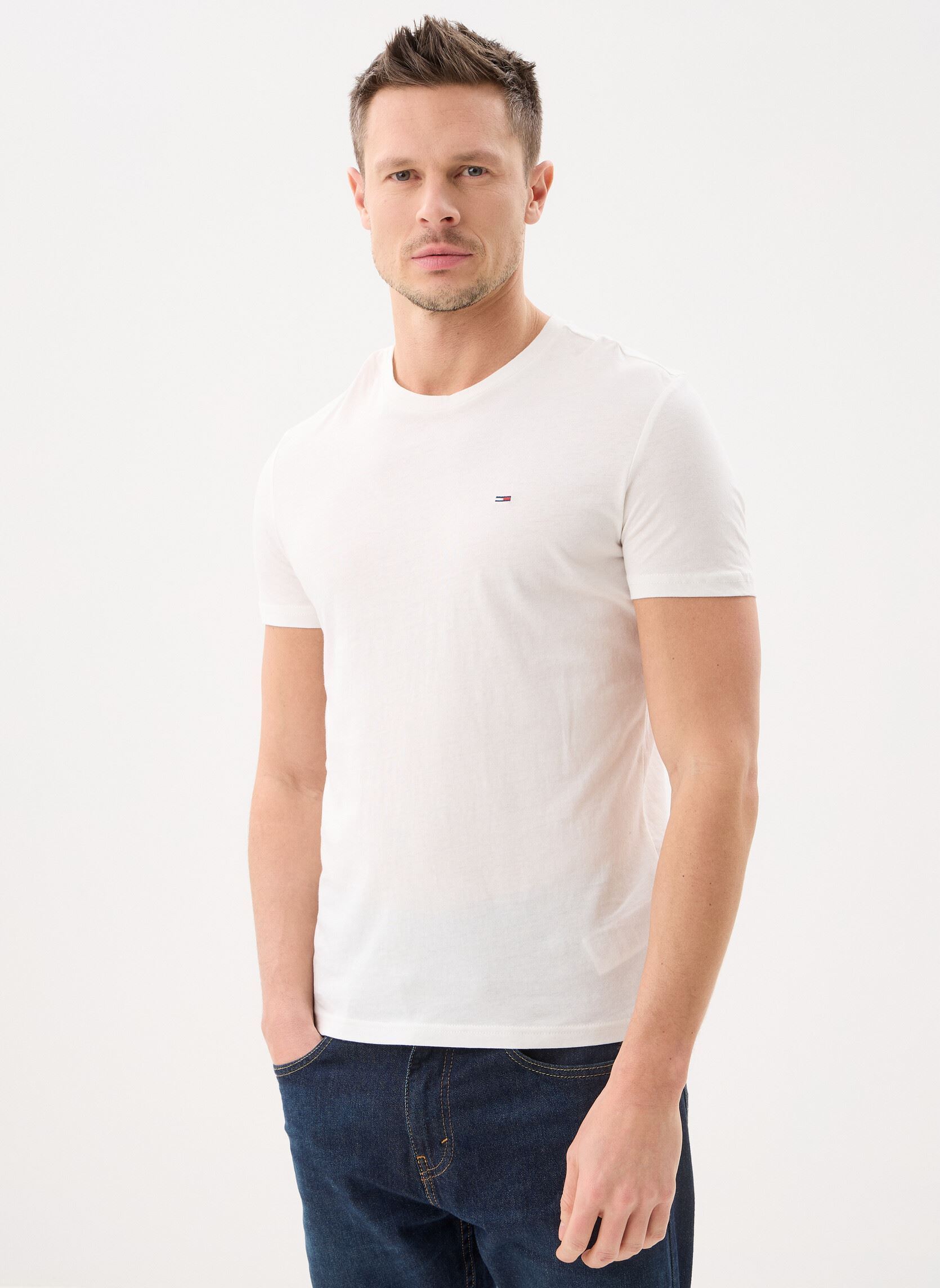 T shirt Tommy Jeans TJM XSLIM 3PACK TEE EXT X3 EU - vue 2