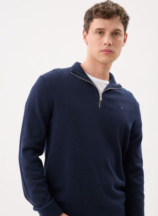 Tommy Jeans Sweats zippés Tjm Slm Ess Light ¼ homme bleu