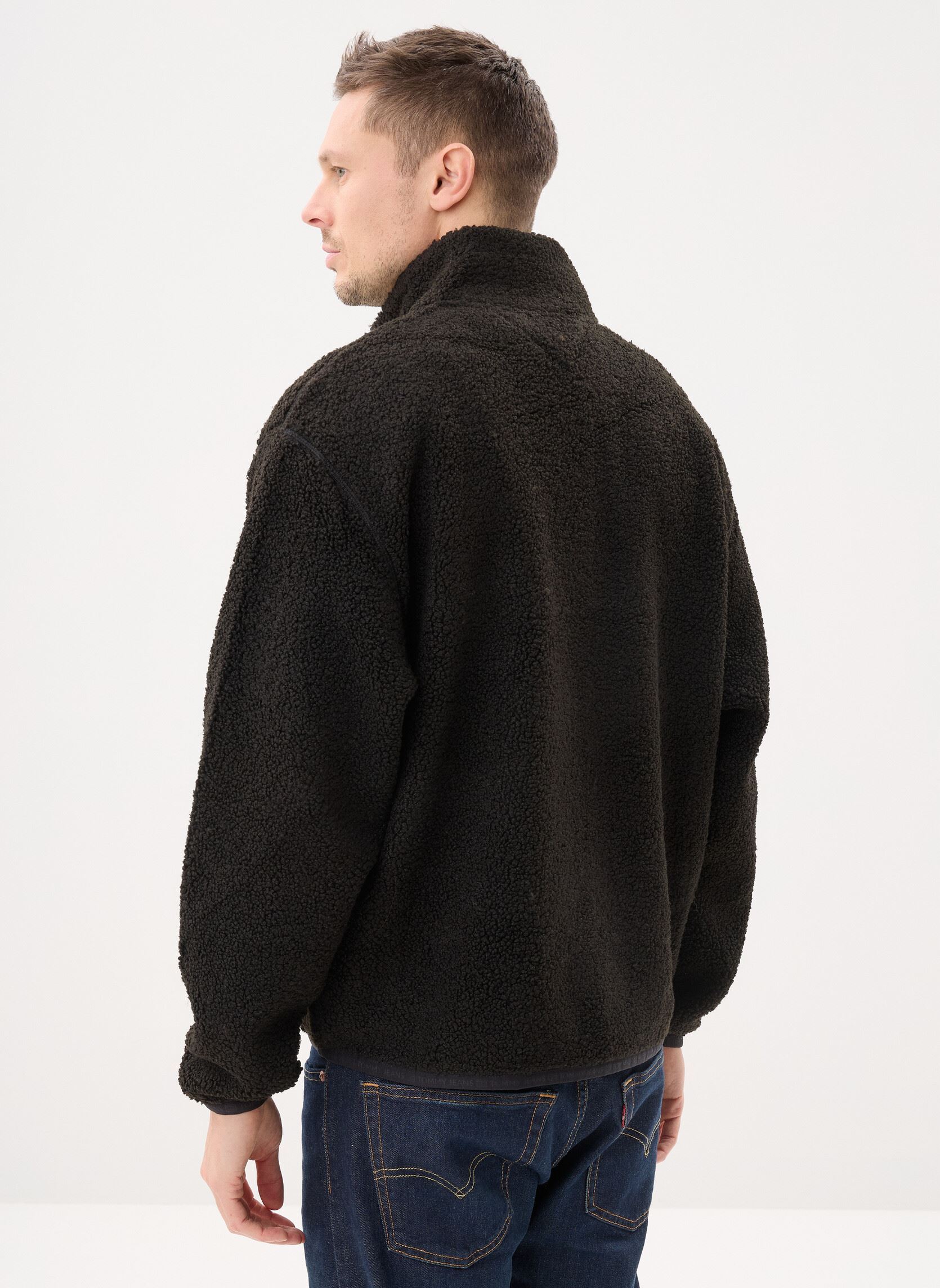 Pulls polaires Tjm Rlx Badge Zip-Th homme noir Tommy Jeans Pulls polaires Tjm Rlx Badge Zip-Th homme noir BLACK
