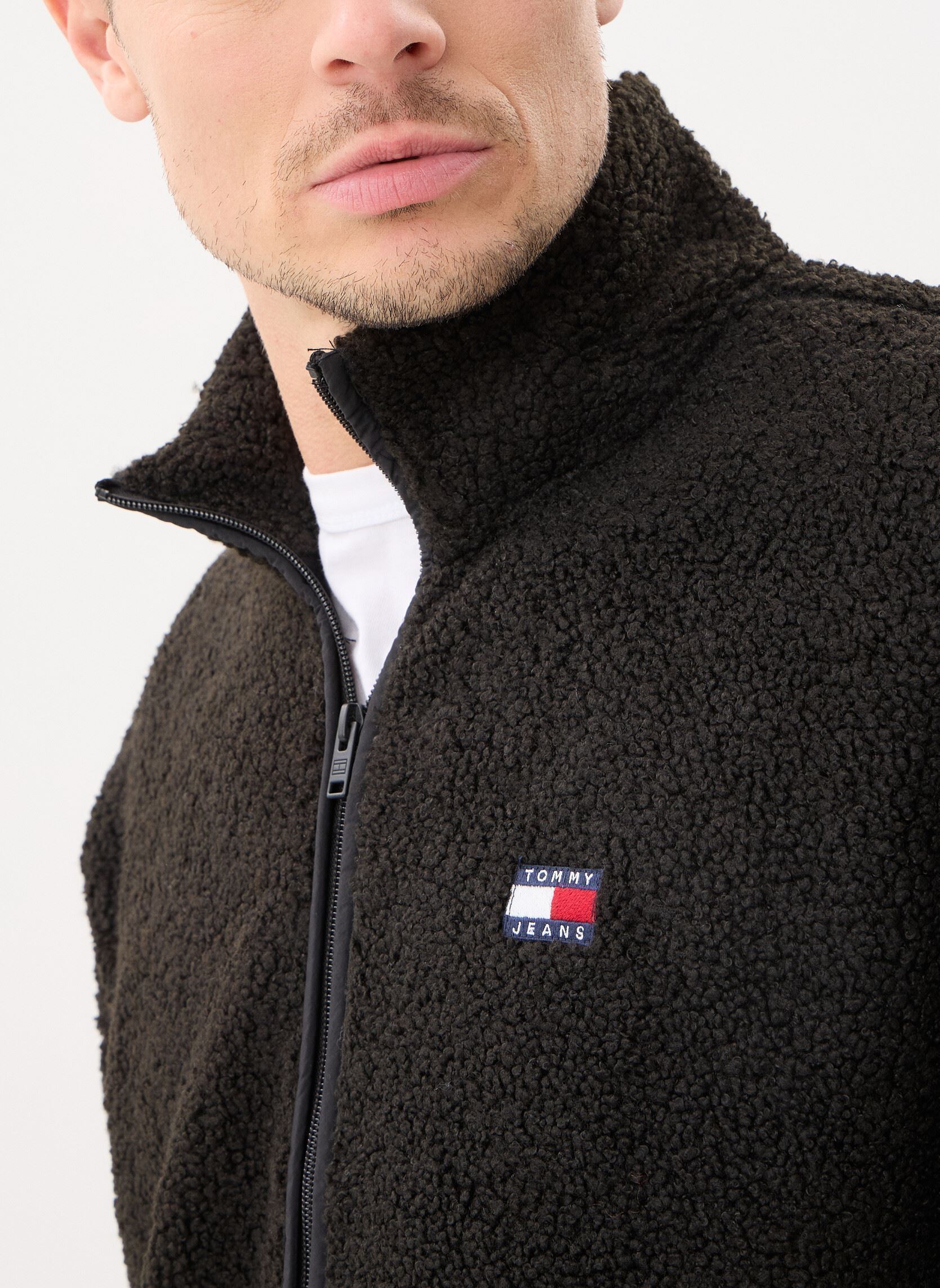 Pulls polaires Tjm Rlx Badge Zip-Th homme noir Tommy Jeans Pulls polaires Tjm Rlx Badge Zip-Th homme noir BLACK