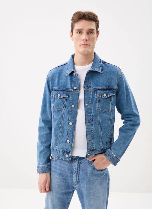 Tommy Jeans Spijkerjassen Ryan Rglr Trckr Jckt heren blauw