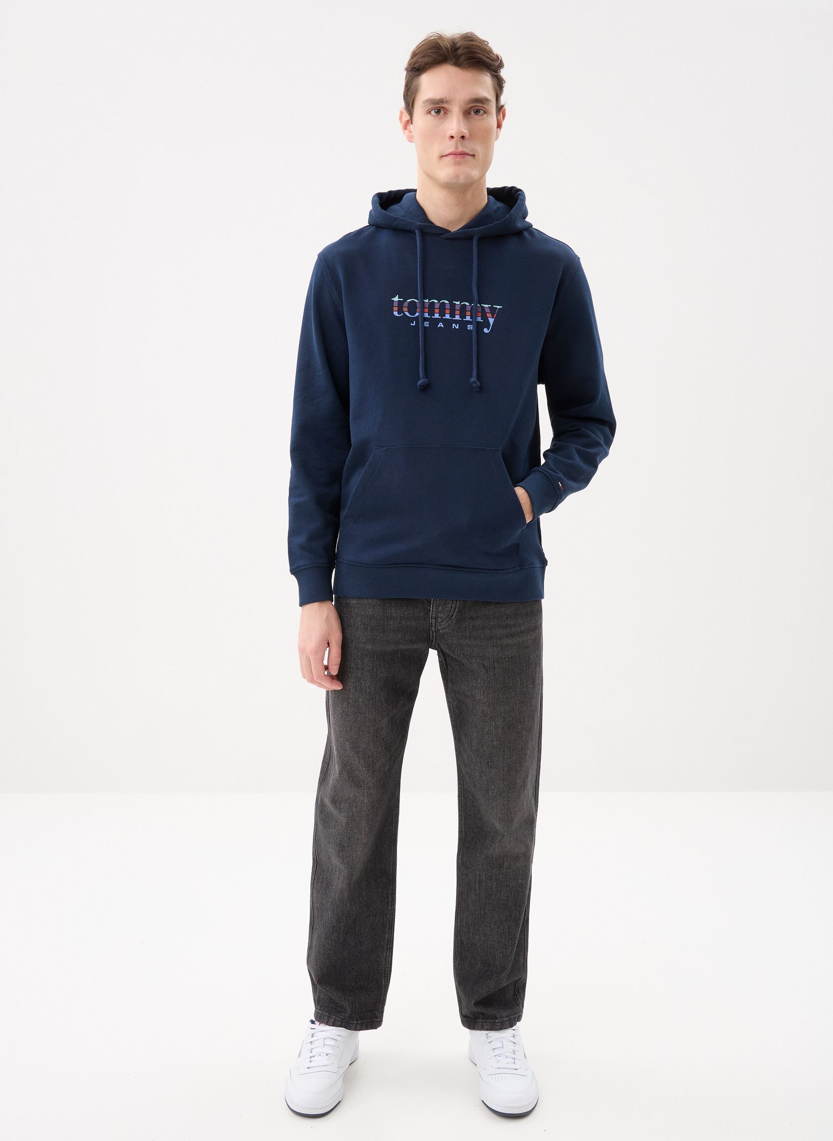 Kapuzenpullover Tjm Reg Entry Dna Pl herren blau Tommy Jeans Kapuzenpullover Tjm Reg Entry Dna Pl herren blau DARK NIGHT NAVY
