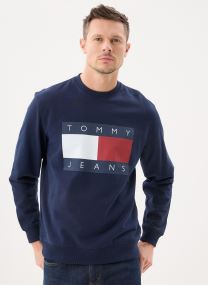 Sweats Tjm Reg Big Flag Cne homme bleu Tommy Jeans Sweats Tjm Reg Big Flag Cne homme bleu DARK NIGHT NAVY