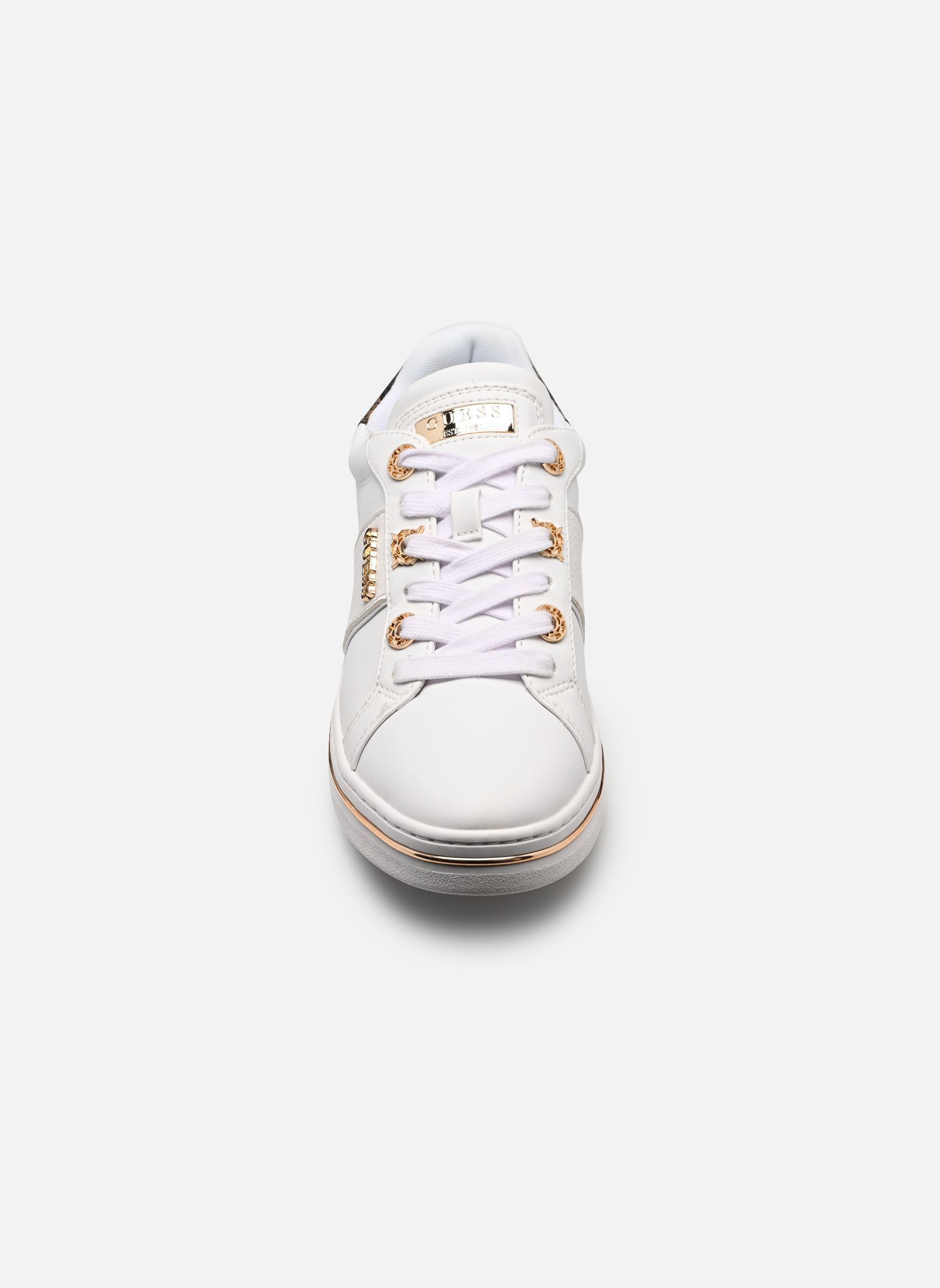 Lage sneakers STEW dames wit Guess Lage sneakers STEW dames wit White