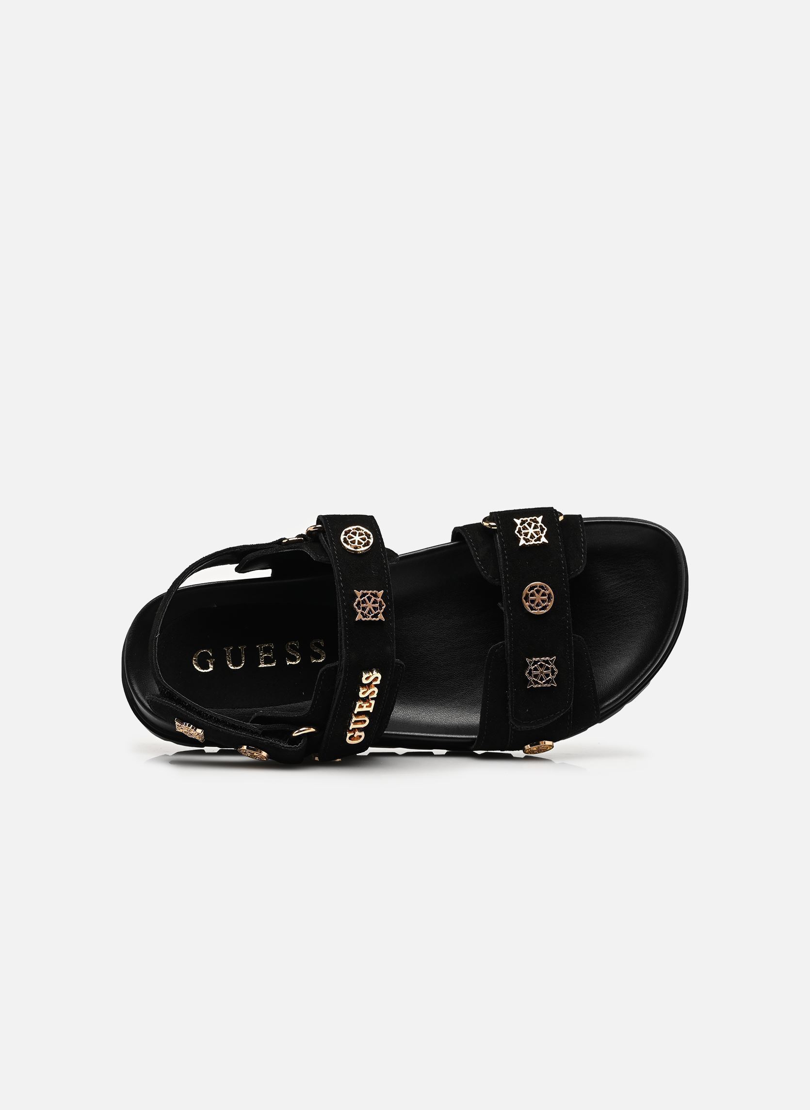 Sandales plates FLORIZI femme noir Guess Sandales plates FLORIZI femme noir Black