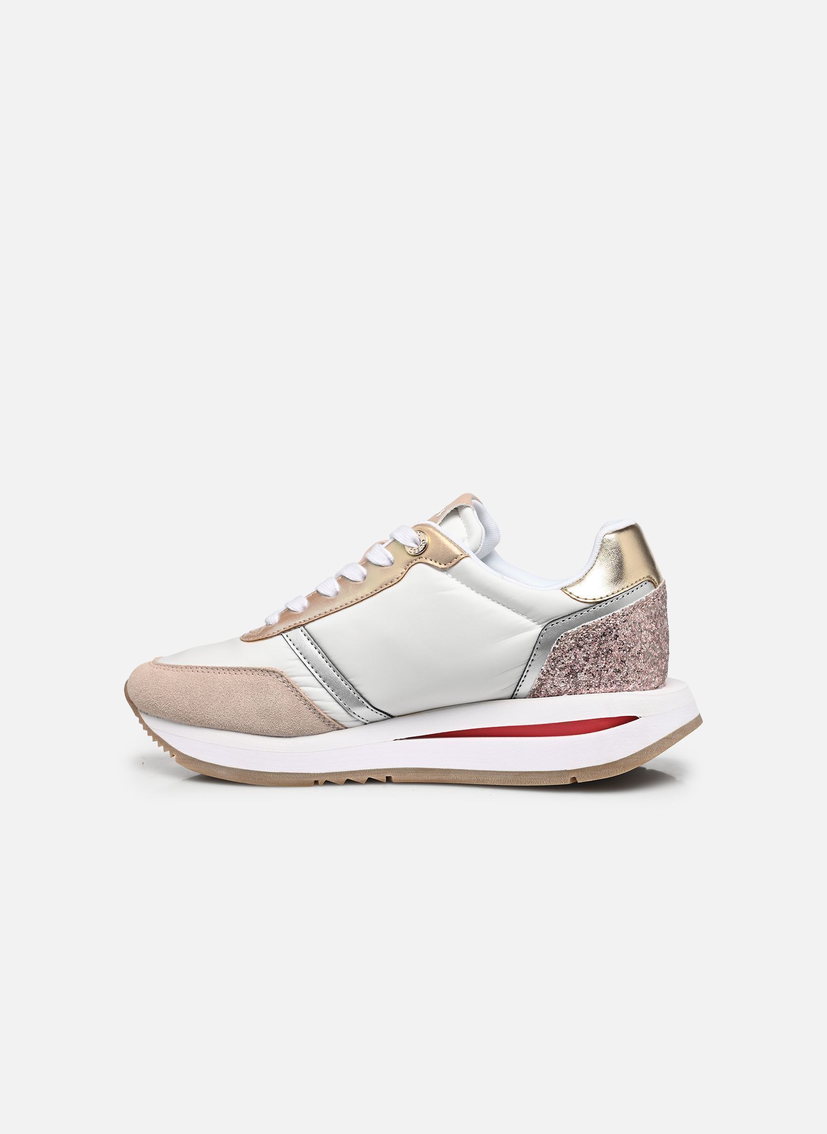 Baskets EAGAR femme blanc Guess Baskets EAGAR femme blanc Multi