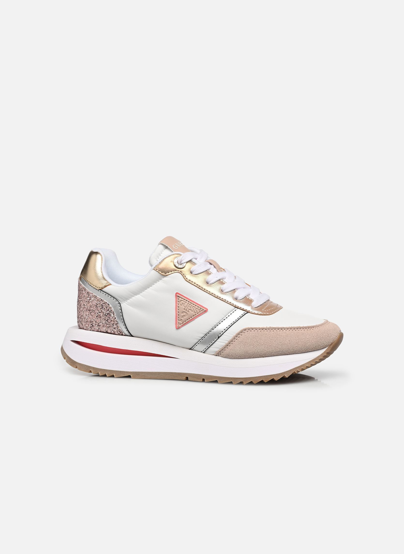 Baskets EAGAR femme blanc Guess Baskets EAGAR femme blanc Multi