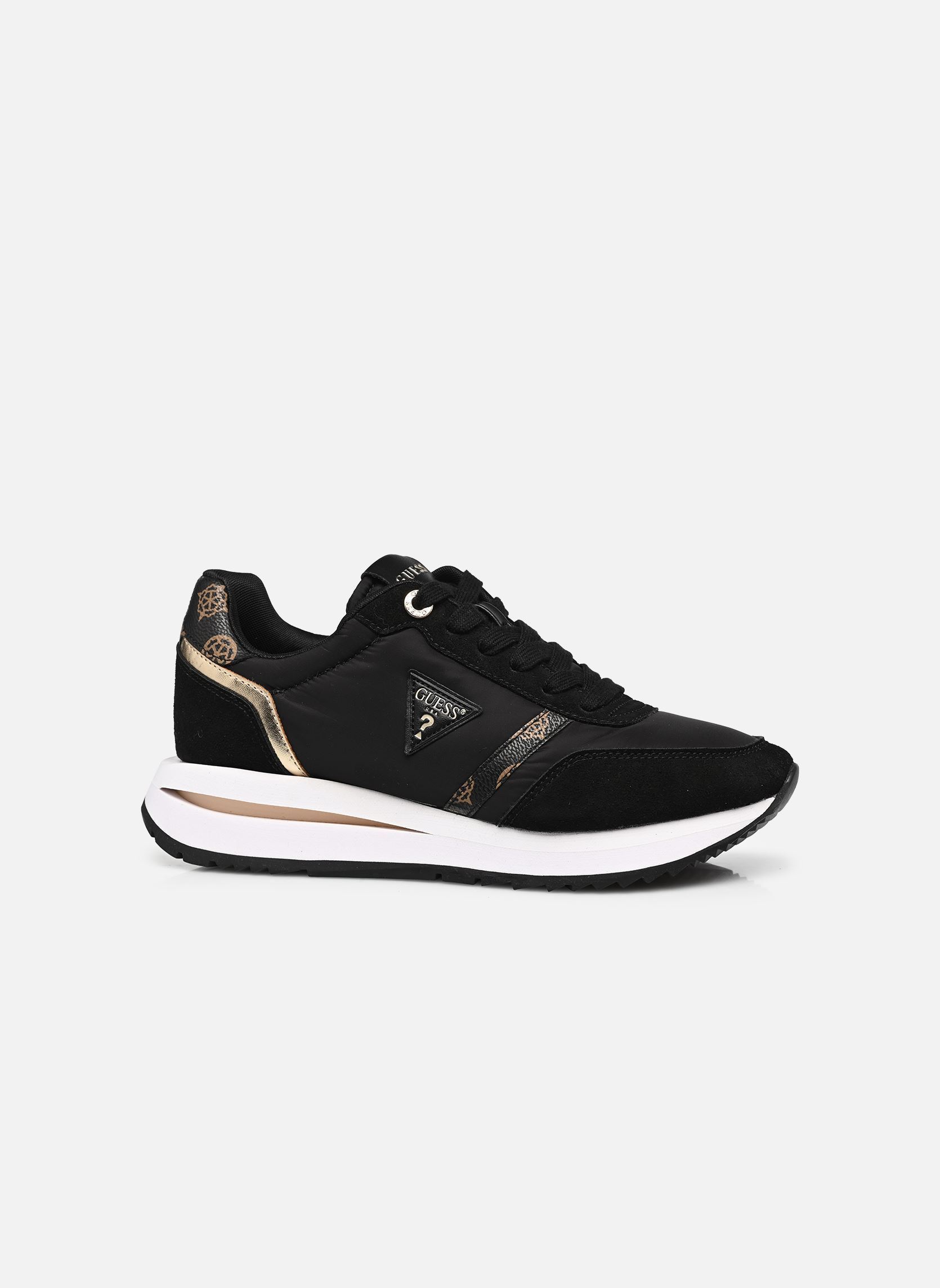 Baskets EAGAR femme noir Guess Baskets EAGAR femme noir BLKBR