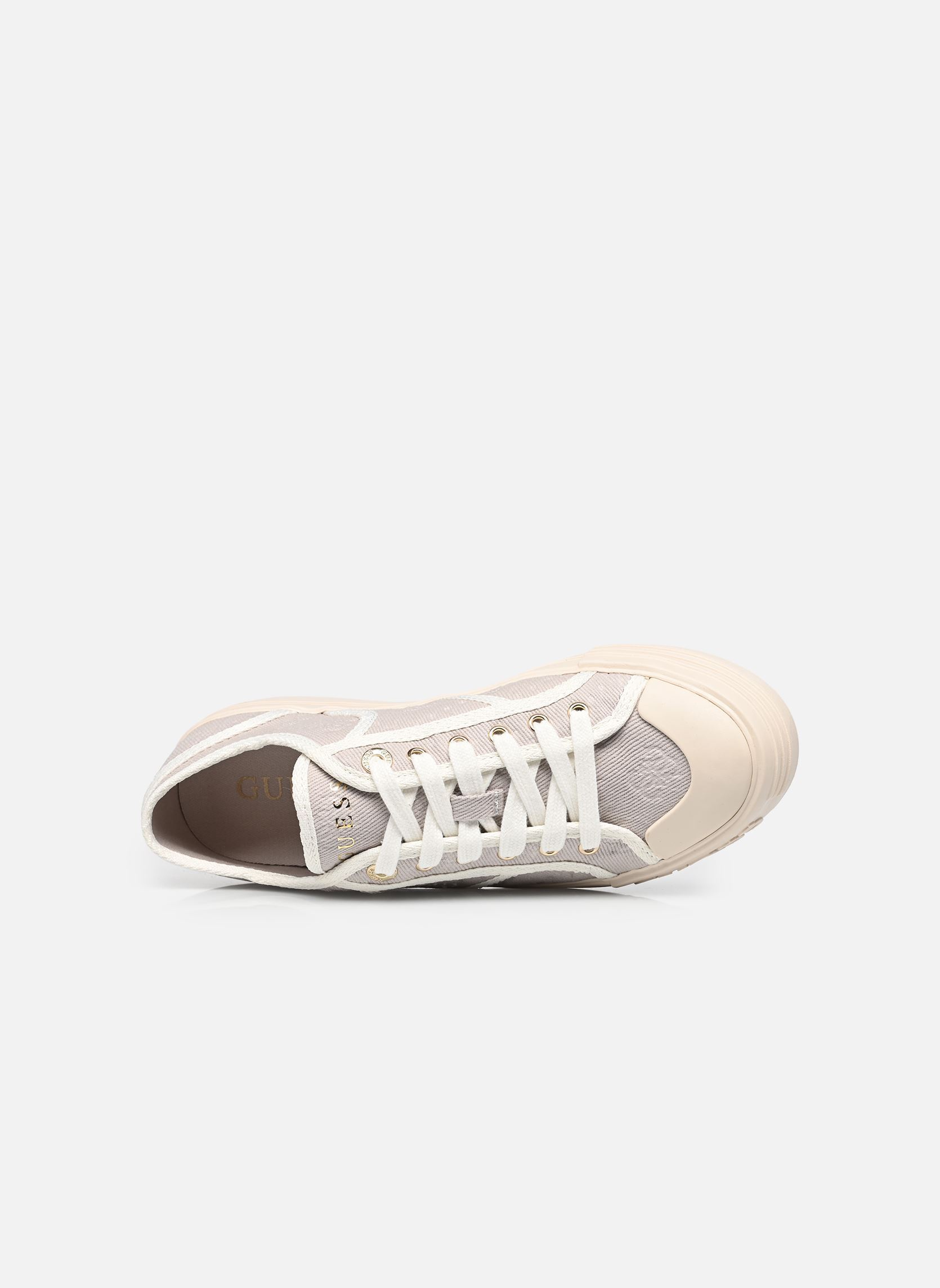 Sneakers ISSAH dames beige Guess Sneakers ISSAH dames beige Sand