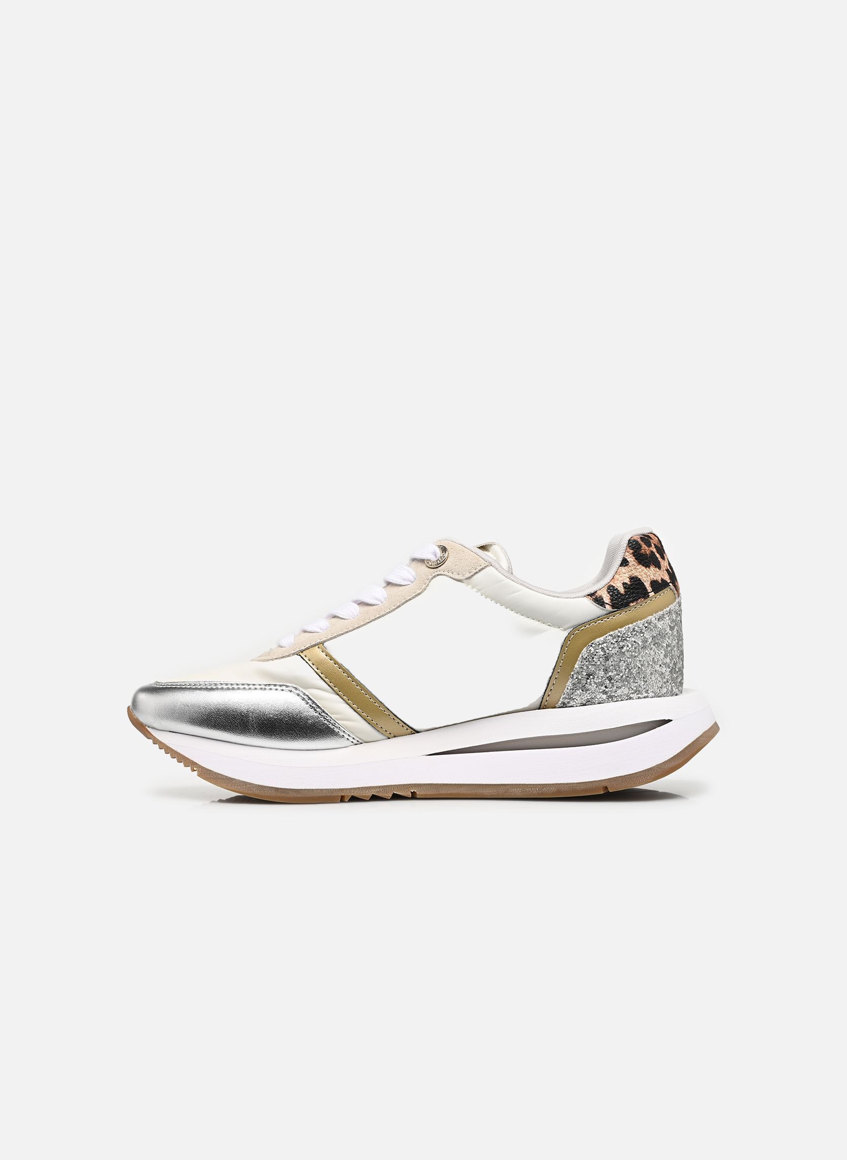 Sneakers EAGAR2 dames wit Guess Sneakers EAGAR2 dames wit Leopa