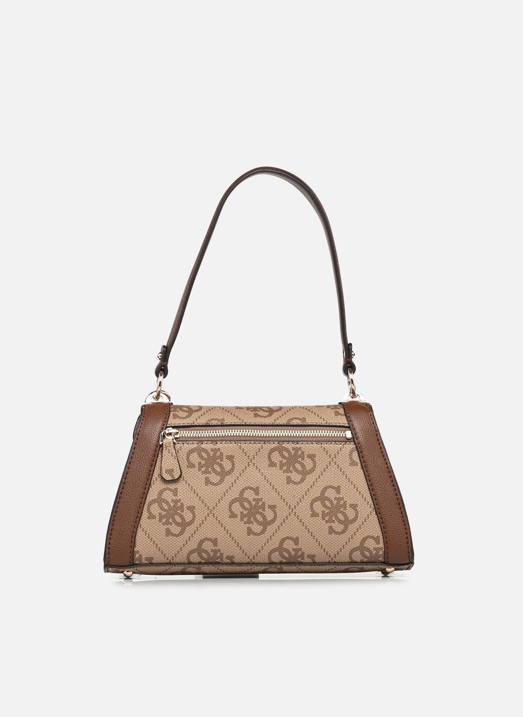 Schoudertassen Karnilla Logo Flap Shldr Bag dames beige Guess Schoudertassen Karnilla Logo Flap Shldr Bag dames beige LATTE LOGO/BROWN