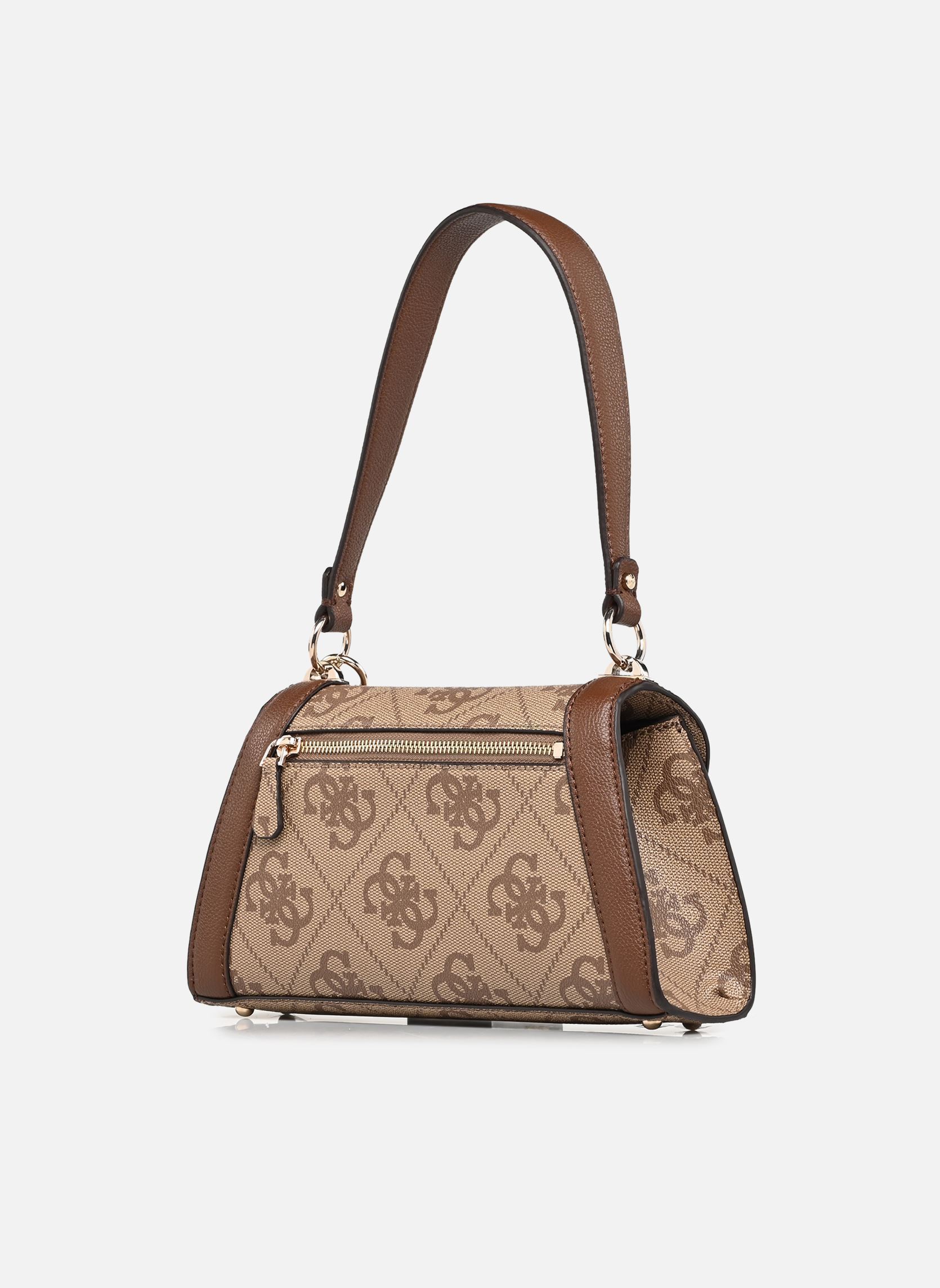 Schoudertassen Karnilla Logo Flap Shldr Bag dames beige Guess Schoudertassen Karnilla Logo Flap Shldr Bag dames beige LATTE LOGO/BROWN