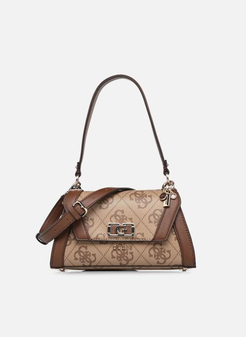 Guess Schoudertassen Karnilla Logo Flap Shldr Bag dames beige