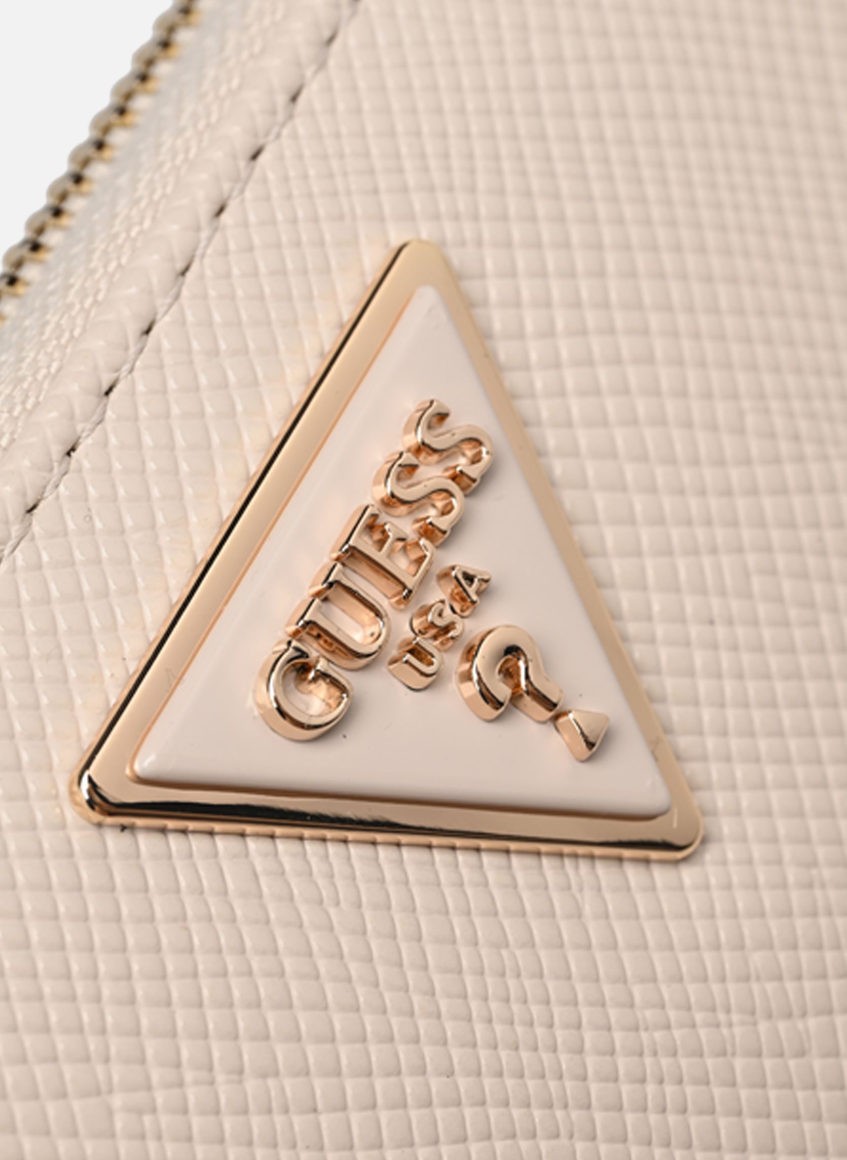 Portemonnees Laurel Ii Slg Med Zip Around dames wit Guess Portemonnees Laurel Ii Slg Med Zip Around dames wit BONE