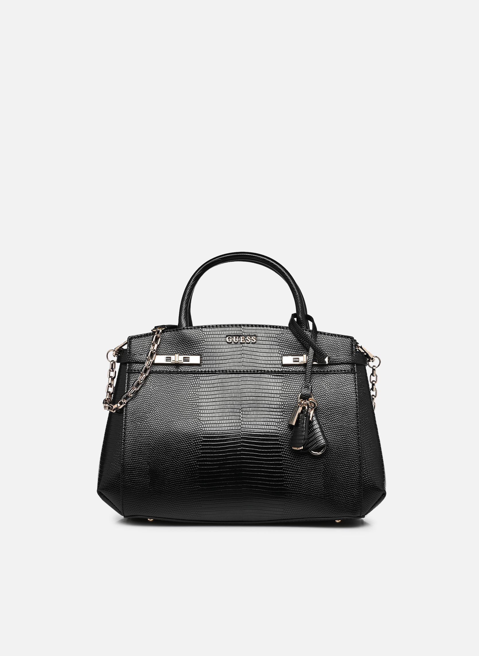 Handtassen Melinda Triple Comp Satchel dames zwart Guess Handtassen Melinda Triple Comp Satchel dames zwart BLACK