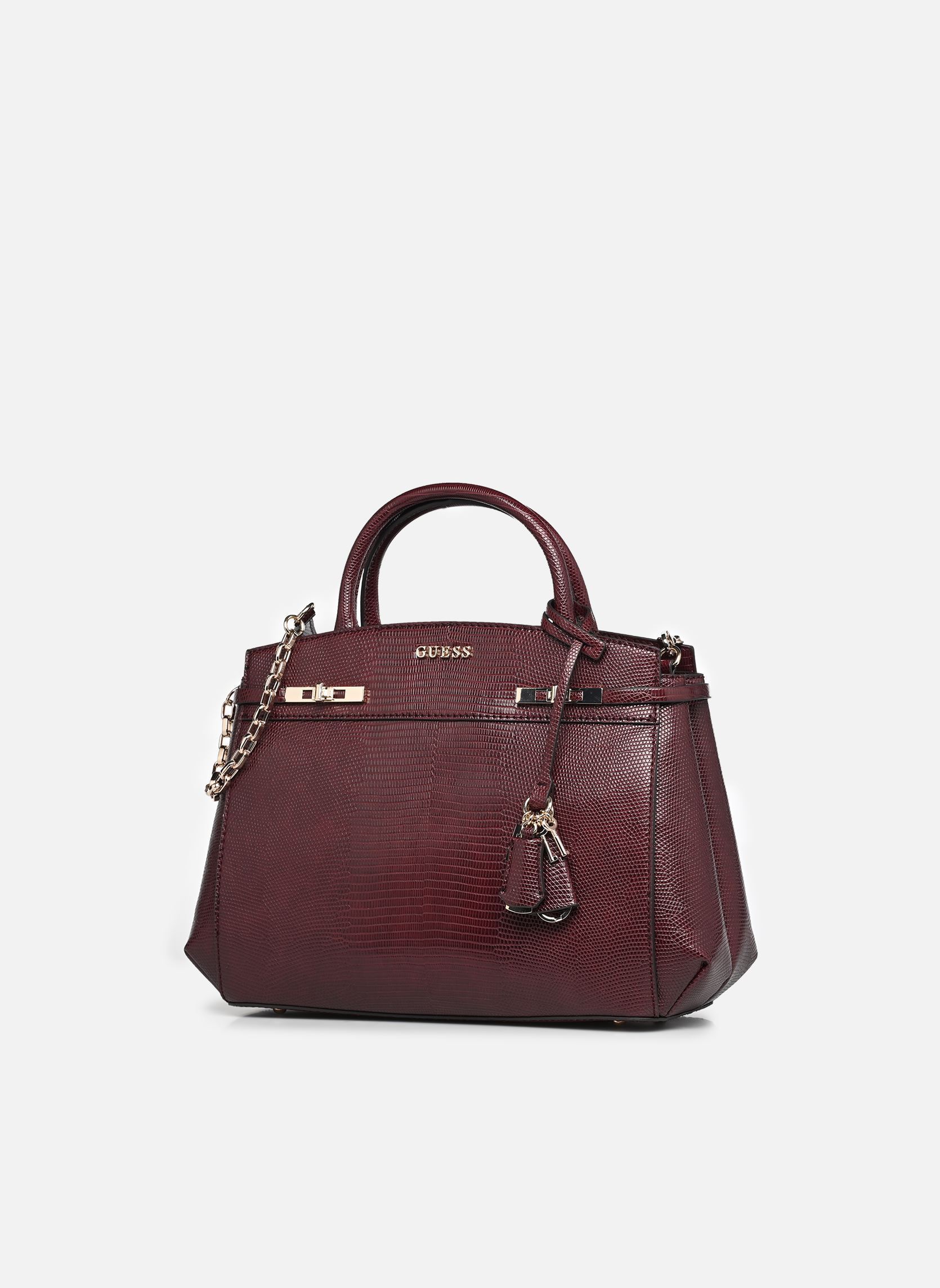 Handtassen Melinda Triple Comp Satchel dames bordeaux Guess Handtassen Melinda Triple Comp Satchel dames bordeaux BURGUNDY