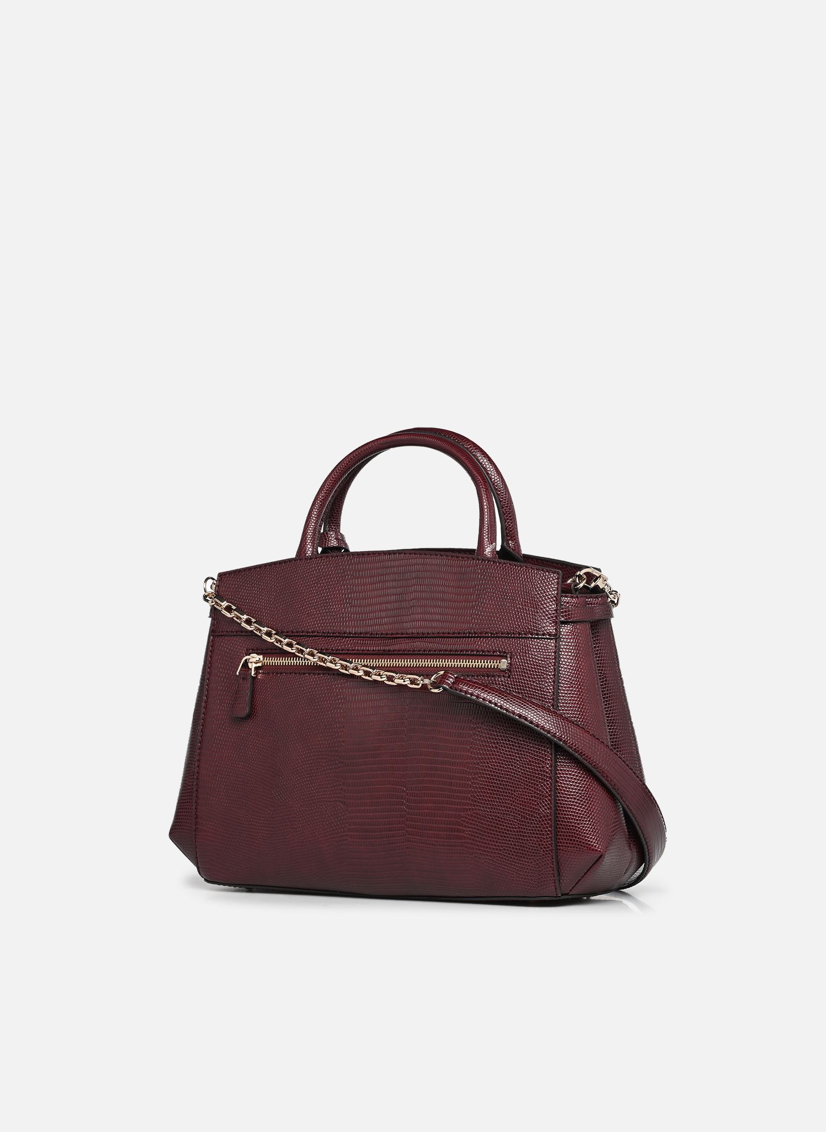 Handtassen Melinda Triple Comp Satchel dames bordeaux Guess Handtassen Melinda Triple Comp Satchel dames bordeaux BURGUNDY
