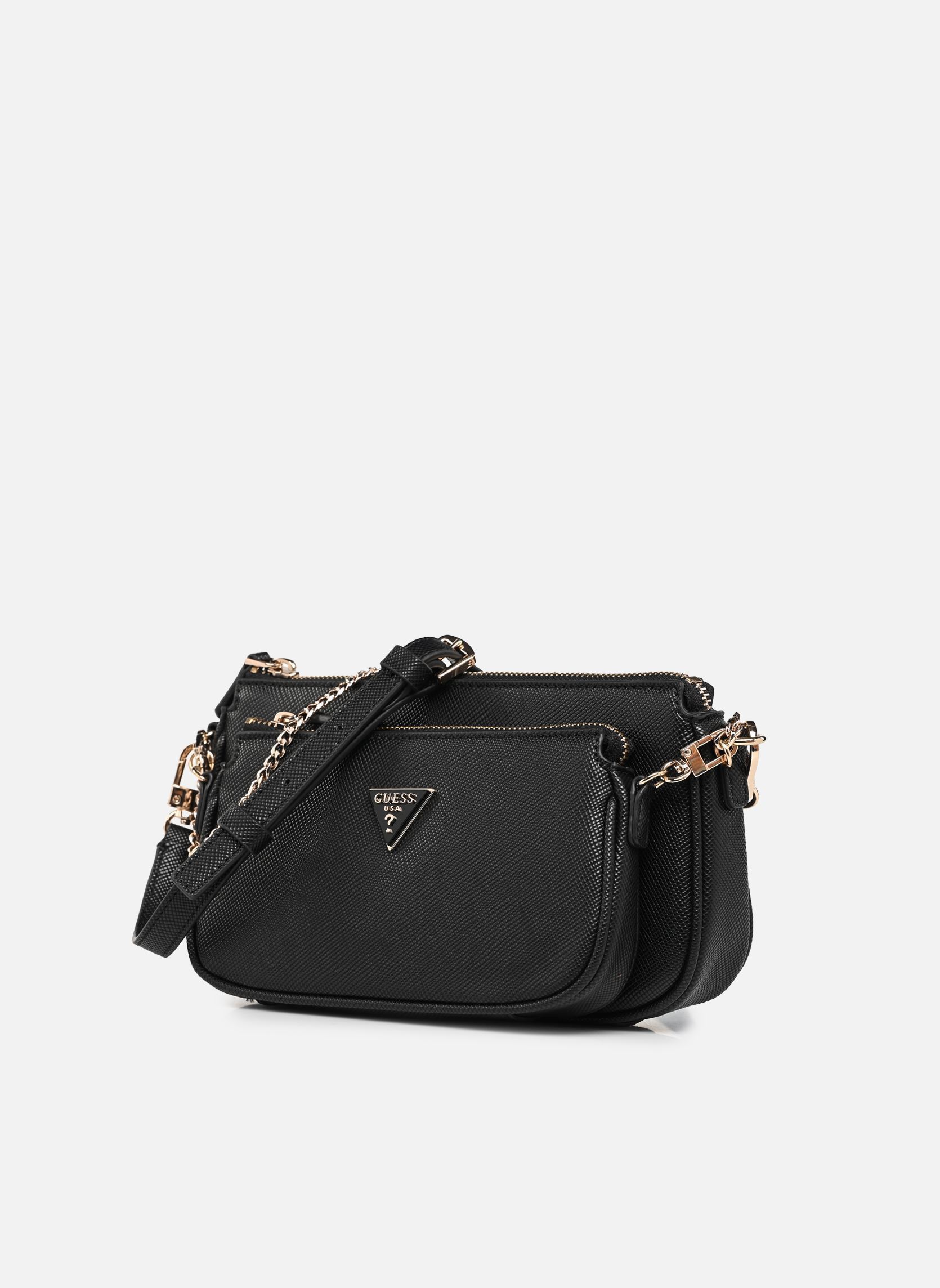 Guess NOELLE POUCH CROSSBODY SET - Bolso de mano - latte logo/brown