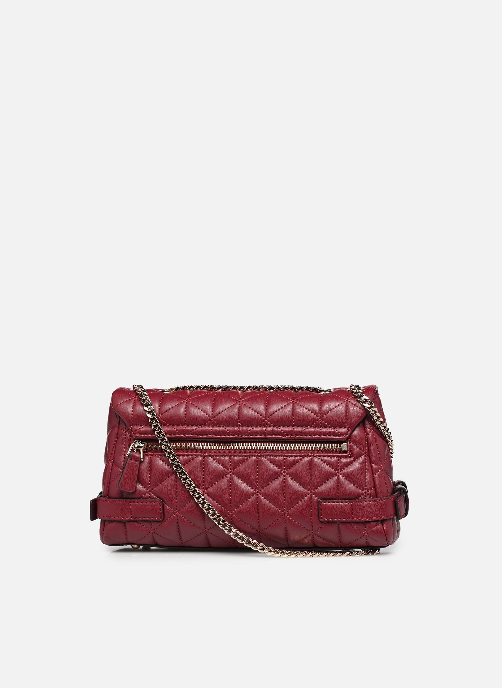 Umhängetaschen Paisleigh Cnvrtble Xbody Flap damen bordeaux Guess Umhängetaschen Paisleigh Cnvrtble Xbody Flap damen bordeaux BURGUNDY