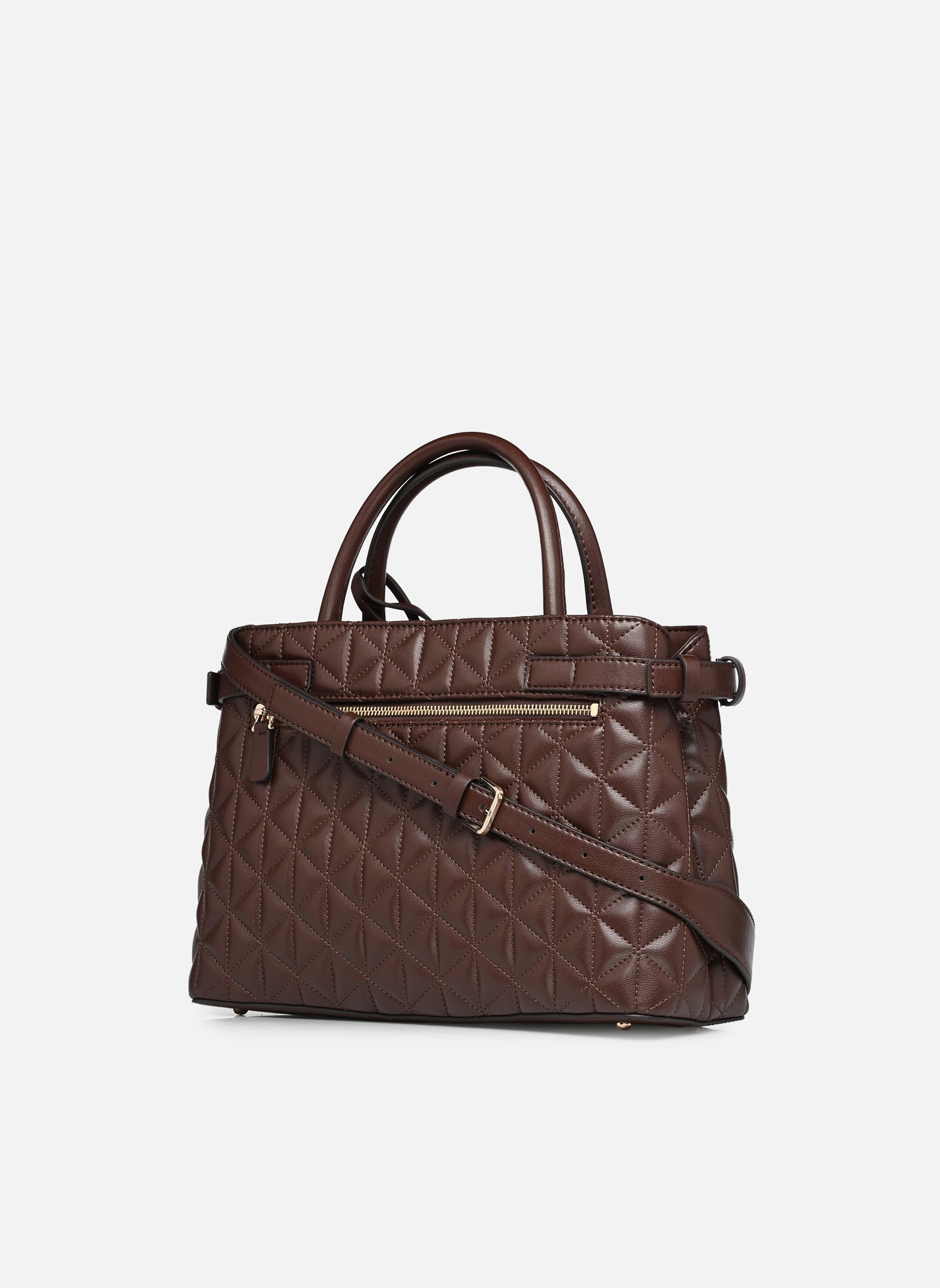 Handtassen Paisleigh Girlfriend Satchel dames bruin Guess Handtassen Paisleigh Girlfriend Satchel dames bruin ESPRESSO