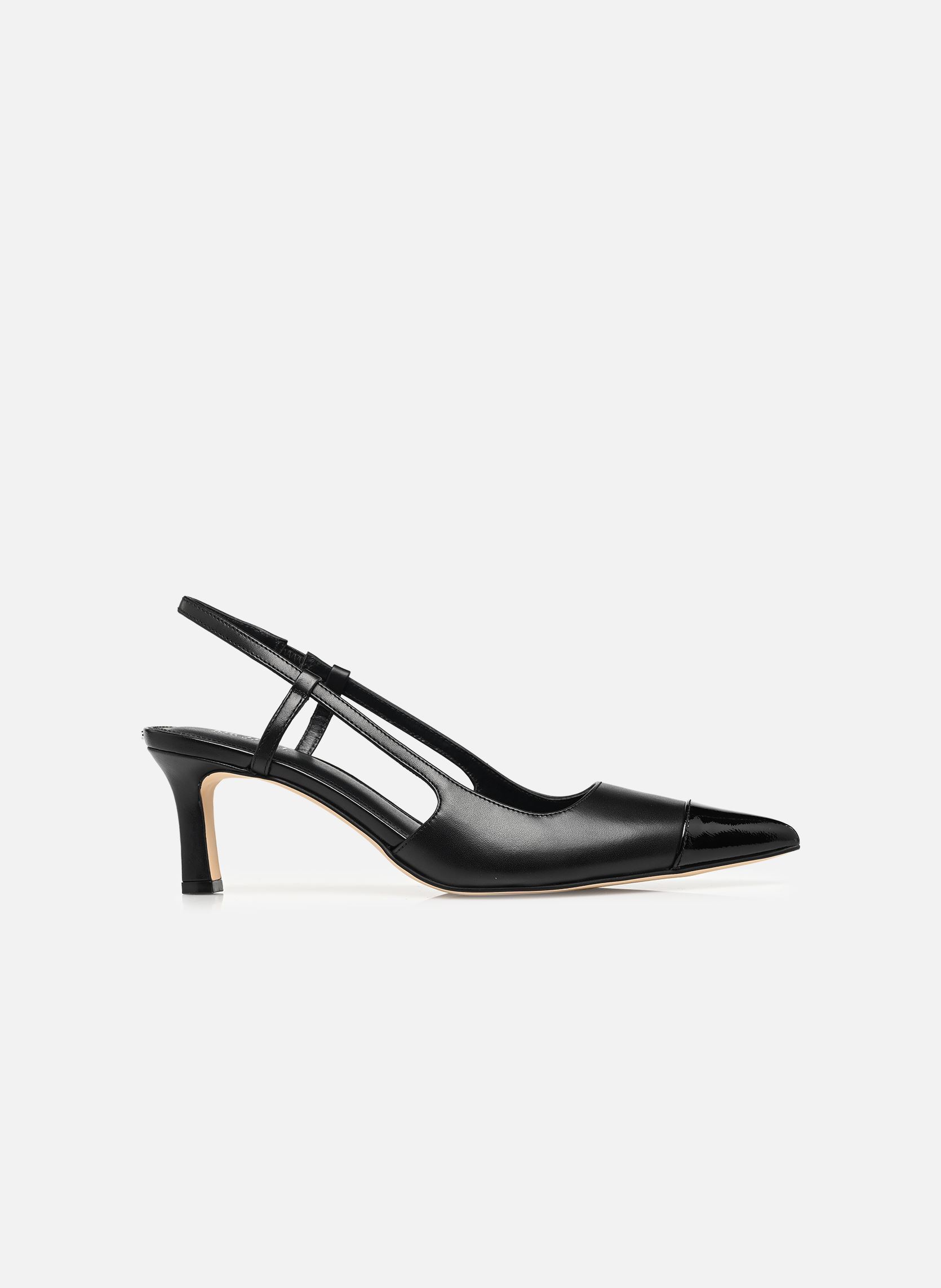 Escarpins à brides ALORA TOE CAP MID SLING femme noir Michael Michael Kors Escarpins à brides ALORA TOE CAP MID SLING femme noir BLACK