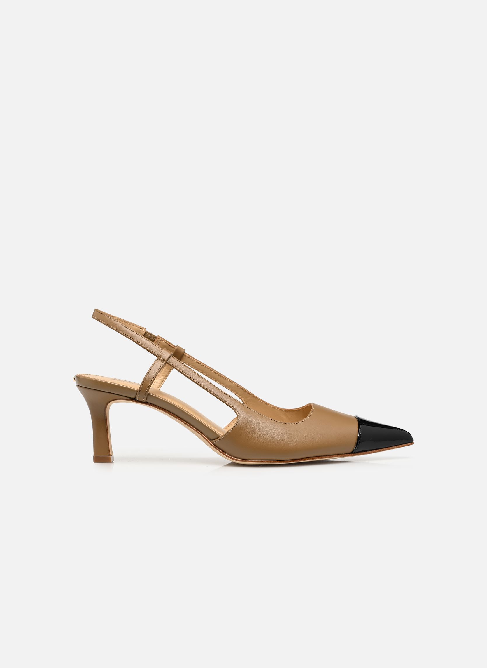 Pumps mit Riemchen ALORA TOE CAP MID SLING damen braun Michael Michael Kors Pumps mit Riemchen ALORA TOE CAP MID SLING damen braun HUSK