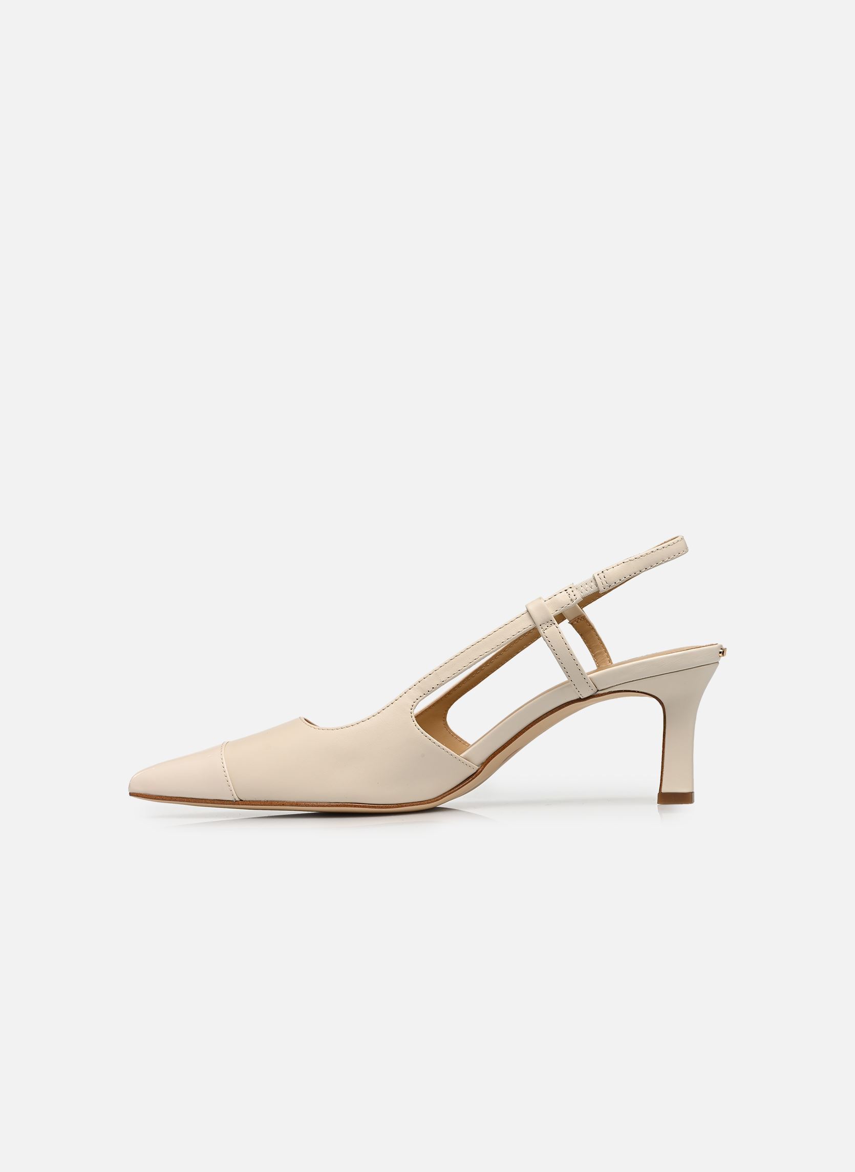 Pumps mit Riemchen ALORA TOE CAP MID SLING damen weiß Michael Michael Kors Pumps mit Riemchen ALORA TOE CAP MID SLING damen weiß LT CREAM