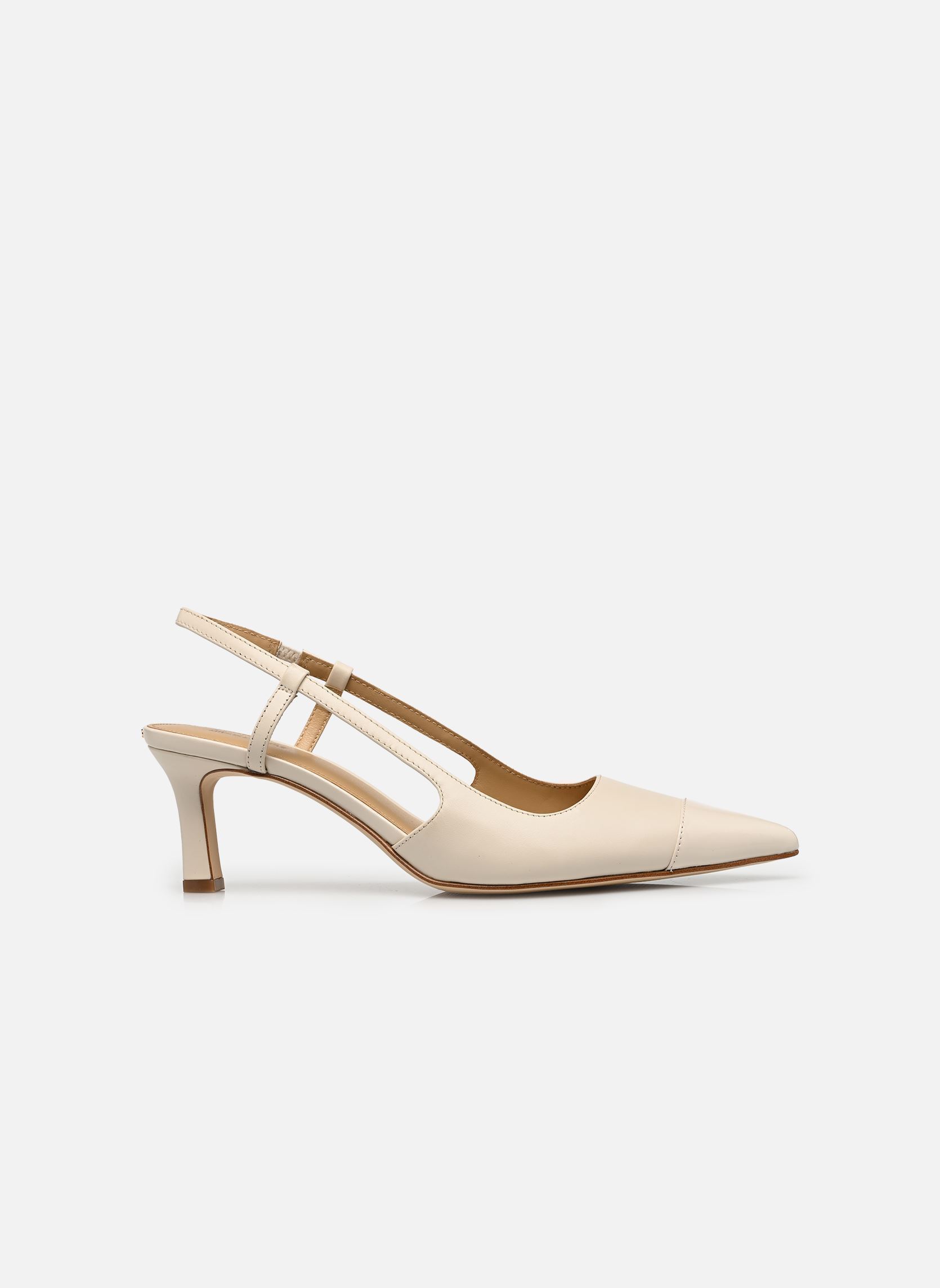 Pumps mit Riemchen ALORA TOE CAP MID SLING damen weiß Michael Michael Kors Pumps mit Riemchen ALORA TOE CAP MID SLING damen weiß LT CREAM