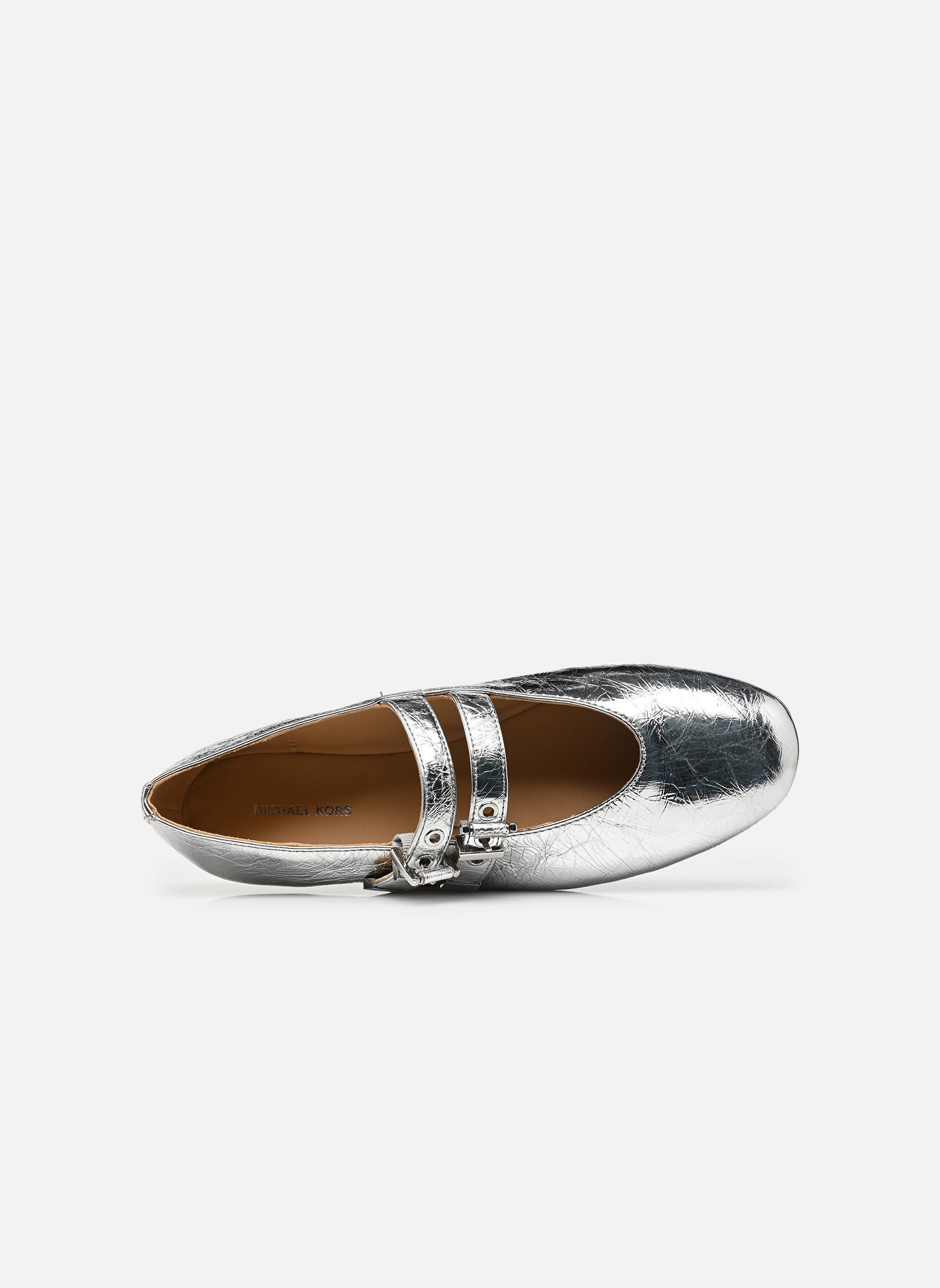 Ballerines classiques ROWEN FLEX BALLET femme argent Michael Michael Kors Ballerines classiques ROWEN FLEX BALLET femme argent Silver