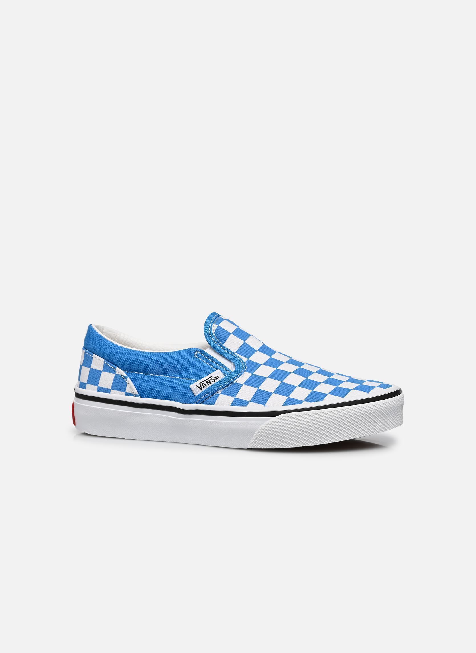 Baskets Classic Slip-On garçon bleu Vans Baskets Classic Slip-On garçon bleu FNM - COLOR THEORY CHECKERBOAR