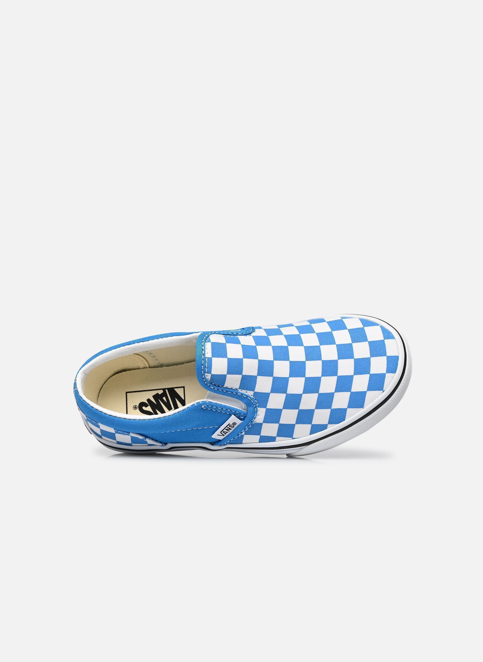 Baskets Classic Slip-On garçon bleu Vans Baskets Classic Slip-On garçon bleu FNM - COLOR THEORY CHECKERBOAR