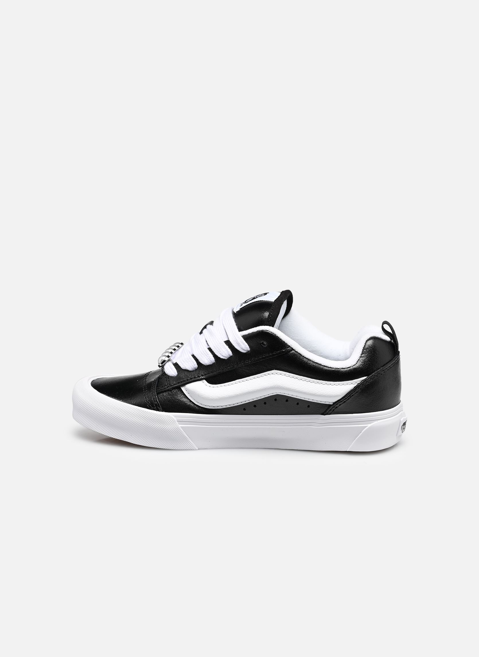 Leinen-Sneaker Knu Skool damen schwarz Vans Leinen-Sneaker Knu Skool damen schwarz METALLIC LEATHER BLACK