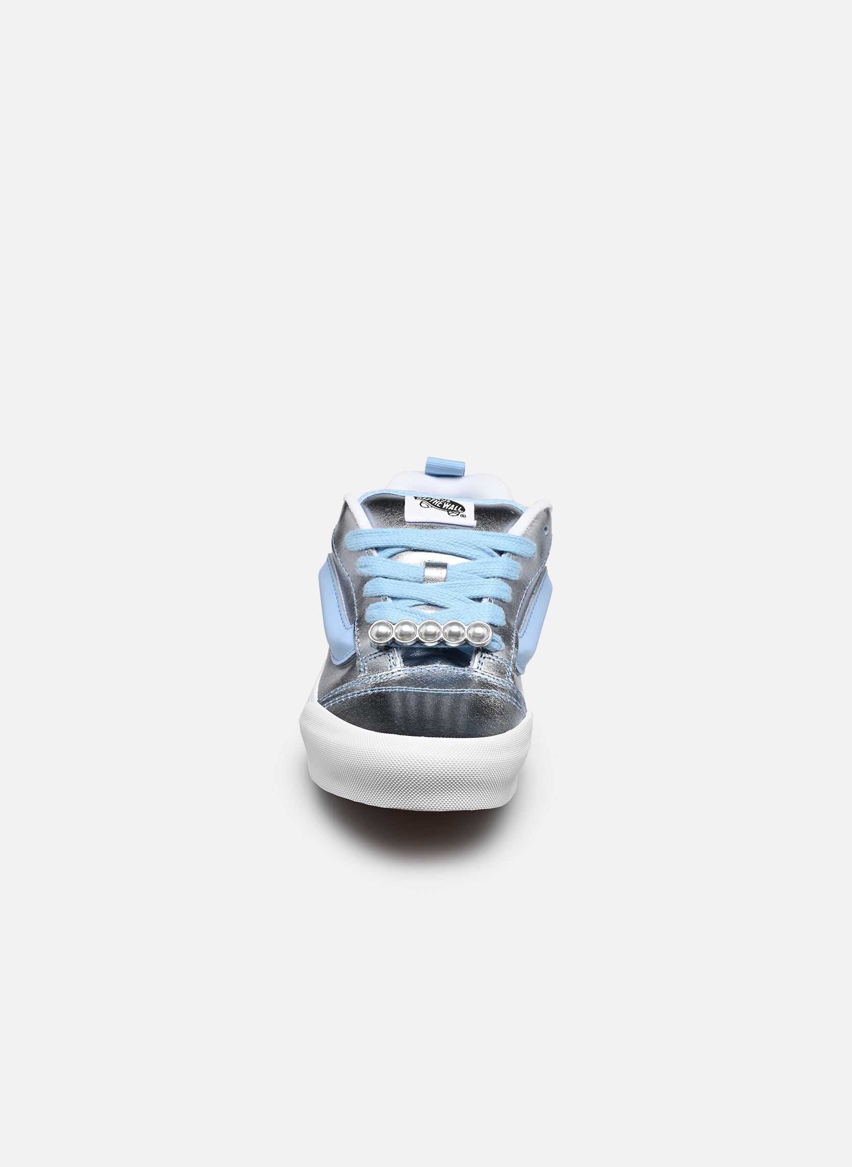 Leinen-Sneaker Knu Skool damen blau Vans Leinen-Sneaker Knu Skool damen blau METALLIC LEATHER CLOUD BLUE