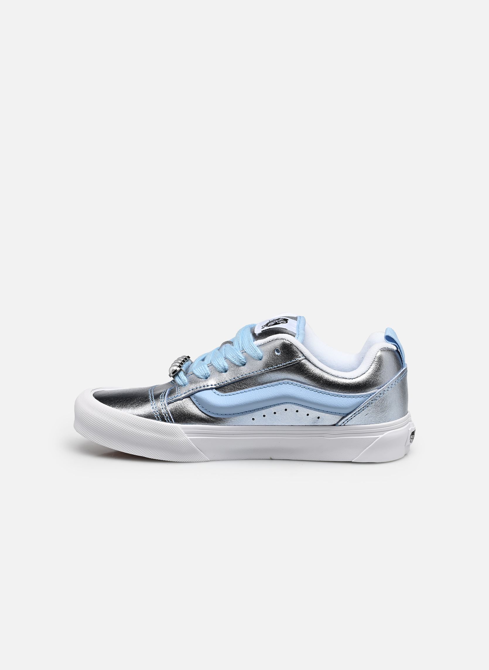 Leinen-Sneaker Knu Skool damen blau Vans Leinen-Sneaker Knu Skool damen blau METALLIC LEATHER CLOUD BLUE