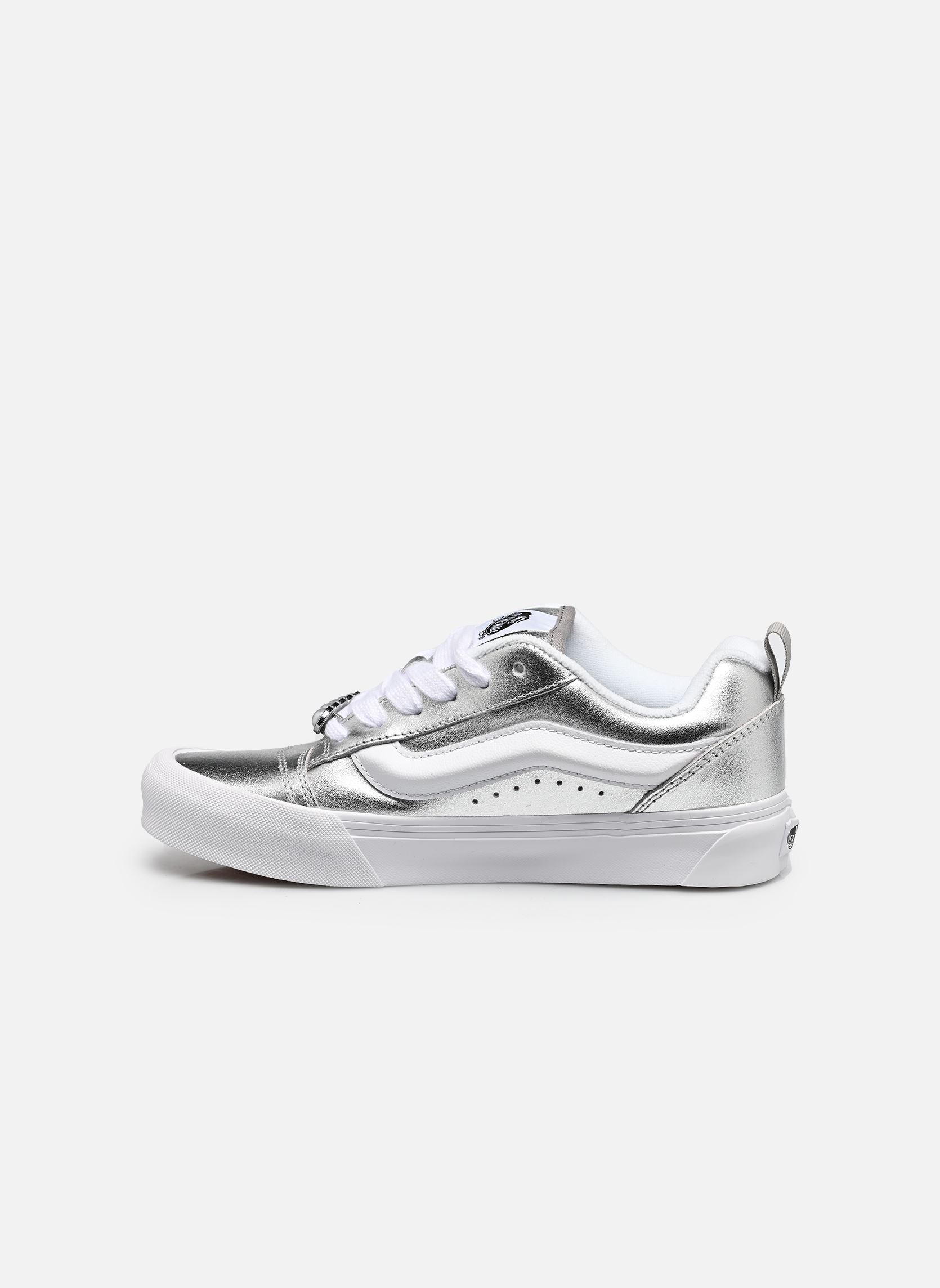 Leinen-Sneaker Knu Skool damen weiß Vans Leinen-Sneaker Knu Skool damen weiß METALLIC LEATHER SILVER