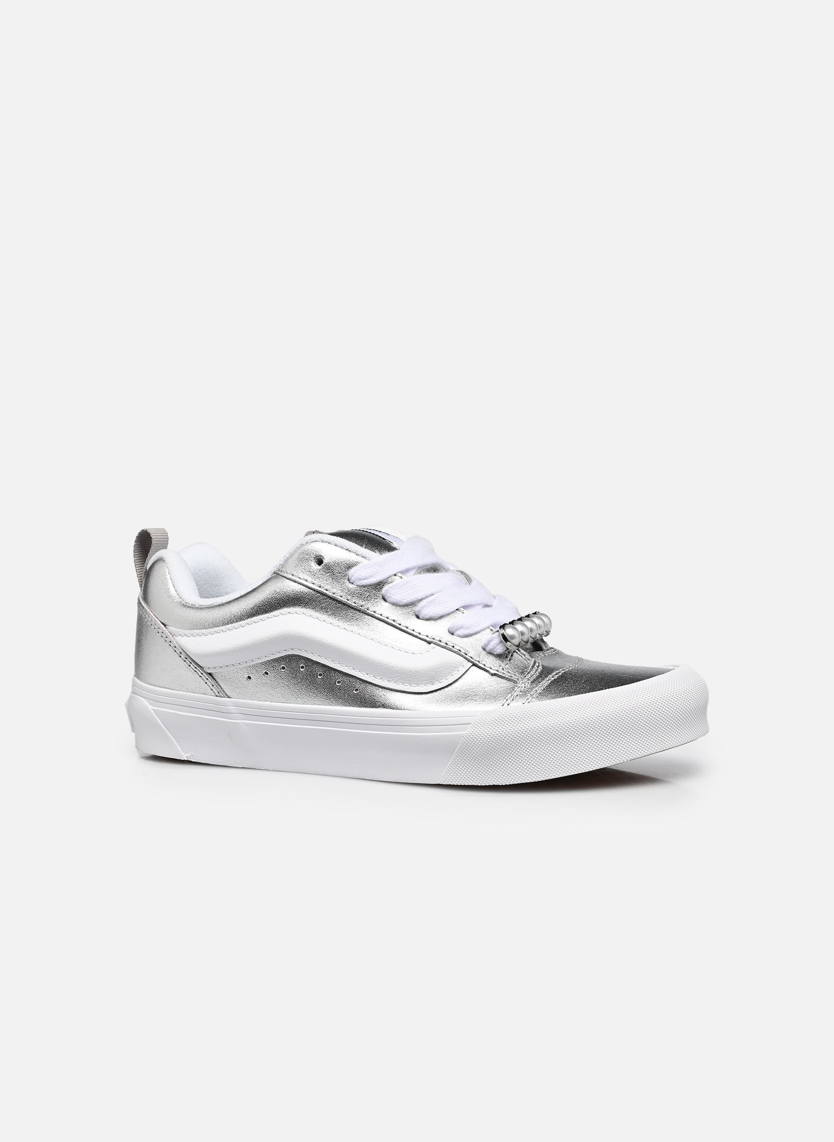 Leinen-Sneaker Knu Skool damen weiß Vans Leinen-Sneaker Knu Skool damen weiß METALLIC LEATHER SILVER