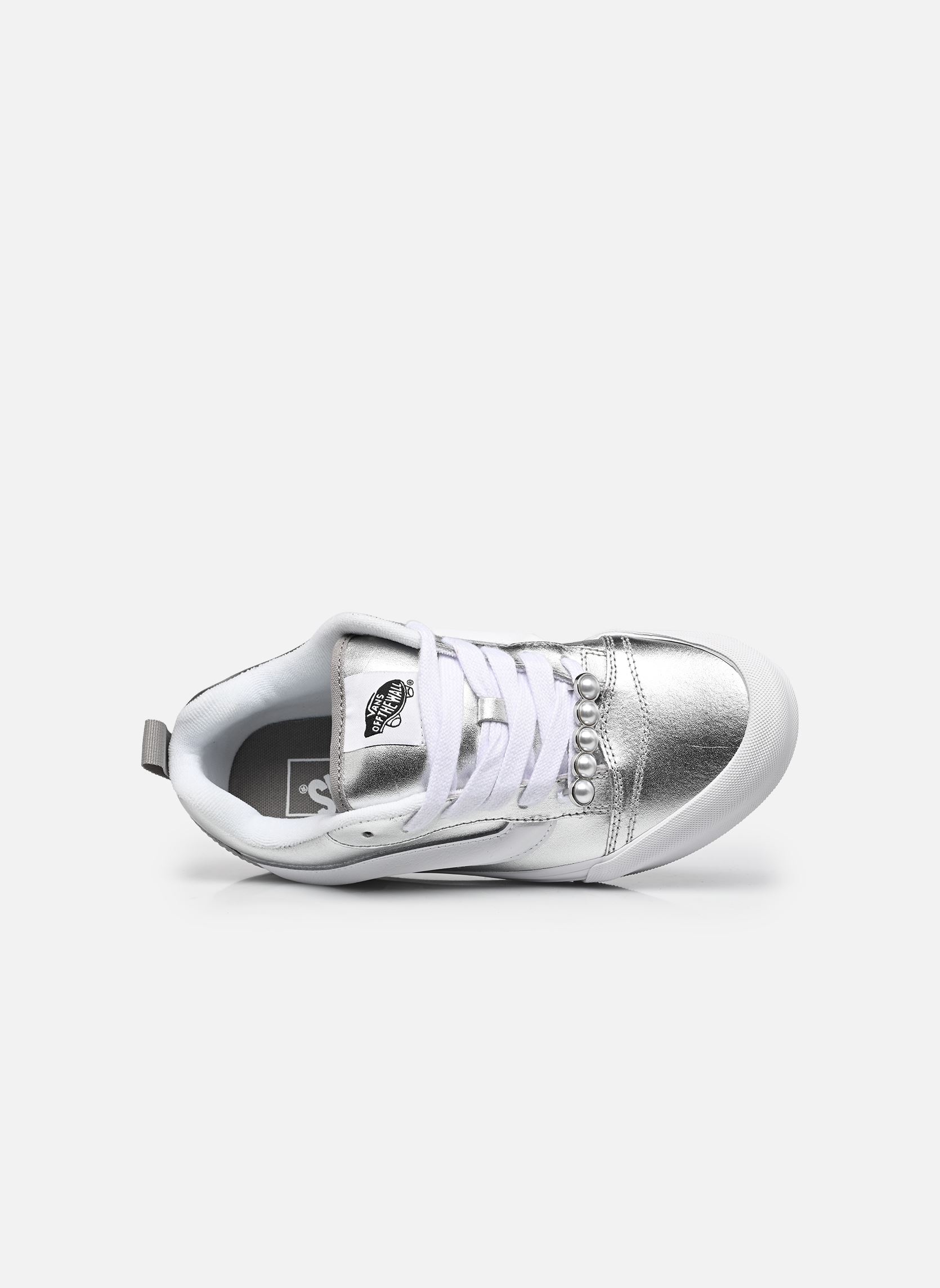 Leinen-Sneaker Knu Skool damen weiß Vans Leinen-Sneaker Knu Skool damen weiß METALLIC LEATHER SILVER