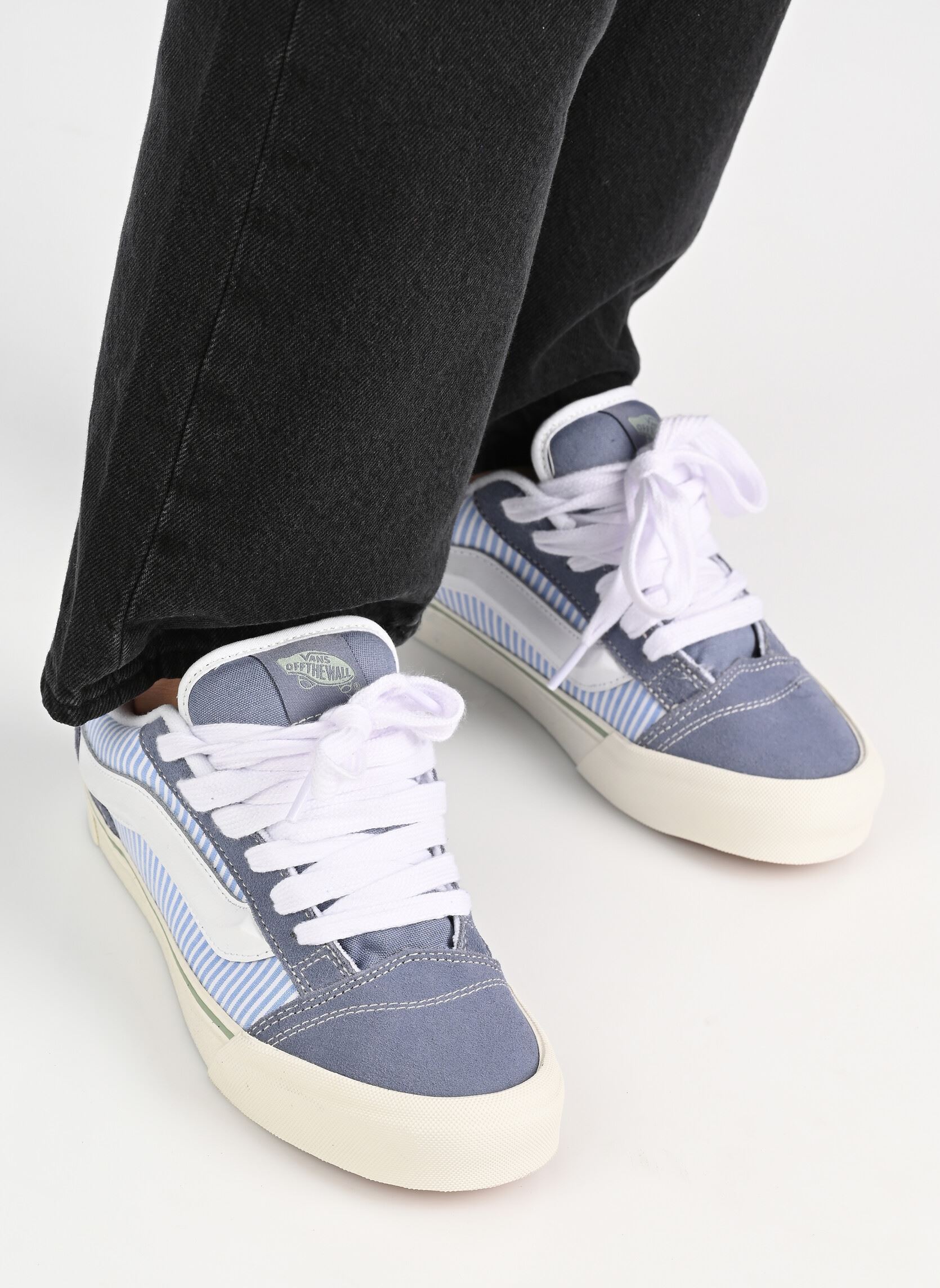 Leinen-Sneaker Knu Skool damen blau Vans Leinen-Sneaker Knu Skool damen blau GLACIAL SLATE