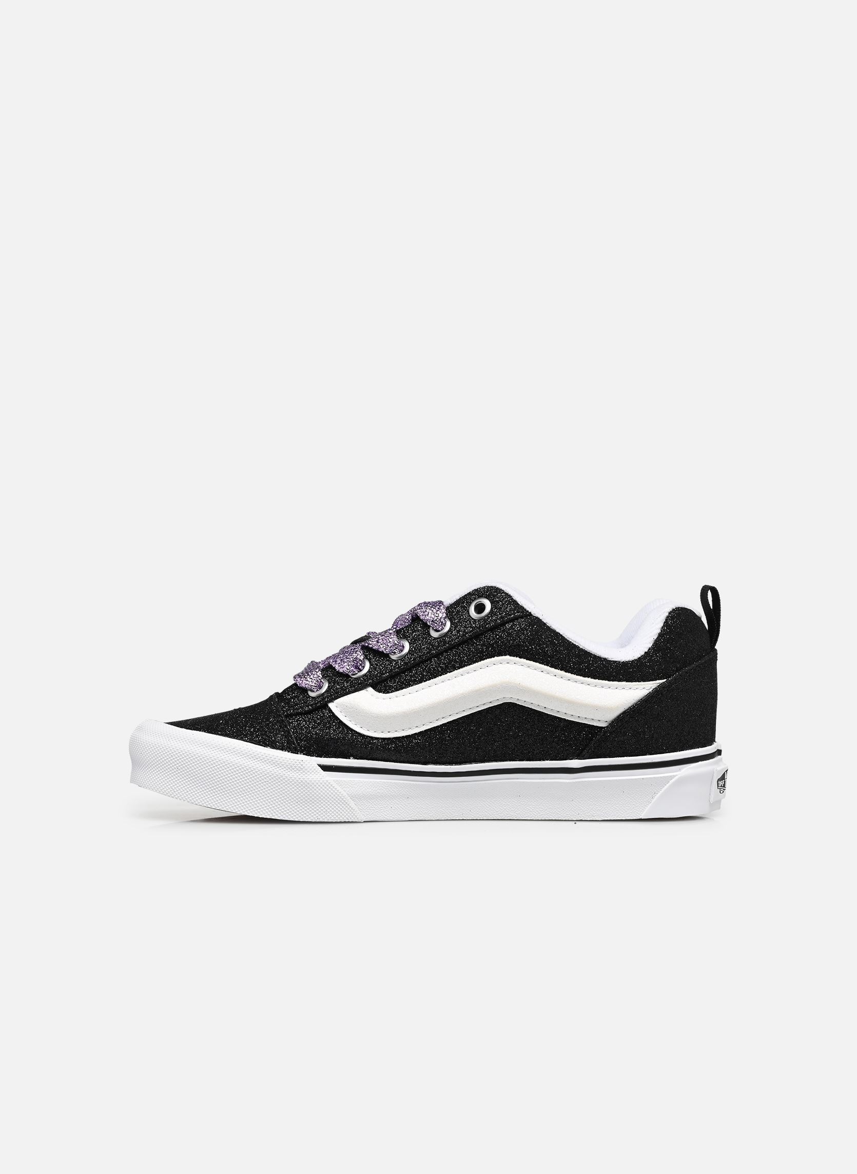 Niedrige Sneaker Knu Skool mädchen schwarz Vans Niedrige Sneaker Knu Skool mädchen schwarz BLACK/PURPLE