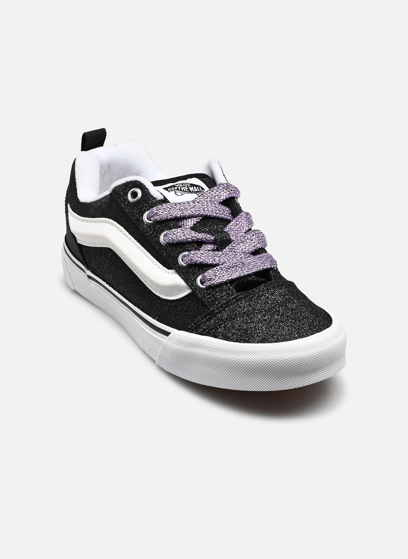 Niedrige Sneaker Knu Skool mädchen schwarz Vans Niedrige Sneaker Knu Skool mädchen schwarz BLACK/PURPLE