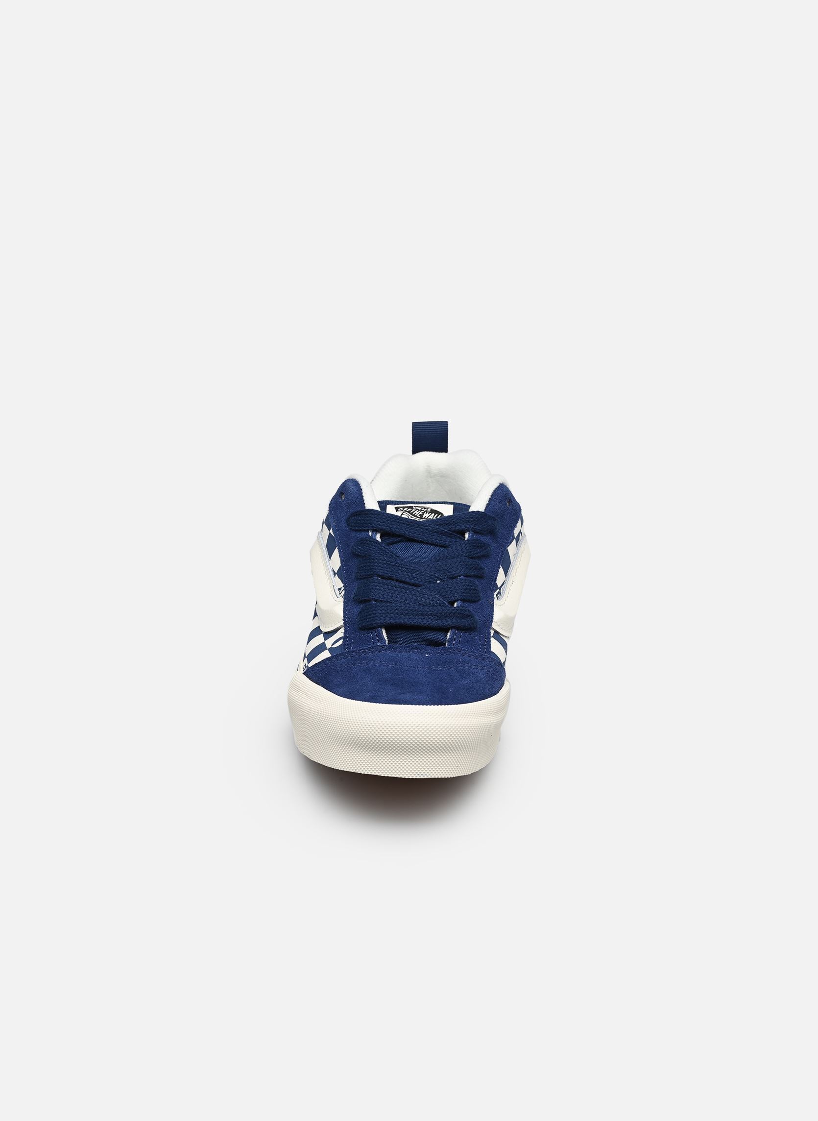 Baskets basses Knu Skool JN garçon bleu Vans Baskets basses Knu Skool JN garçon bleu IND - GEO CHECK INDIGO