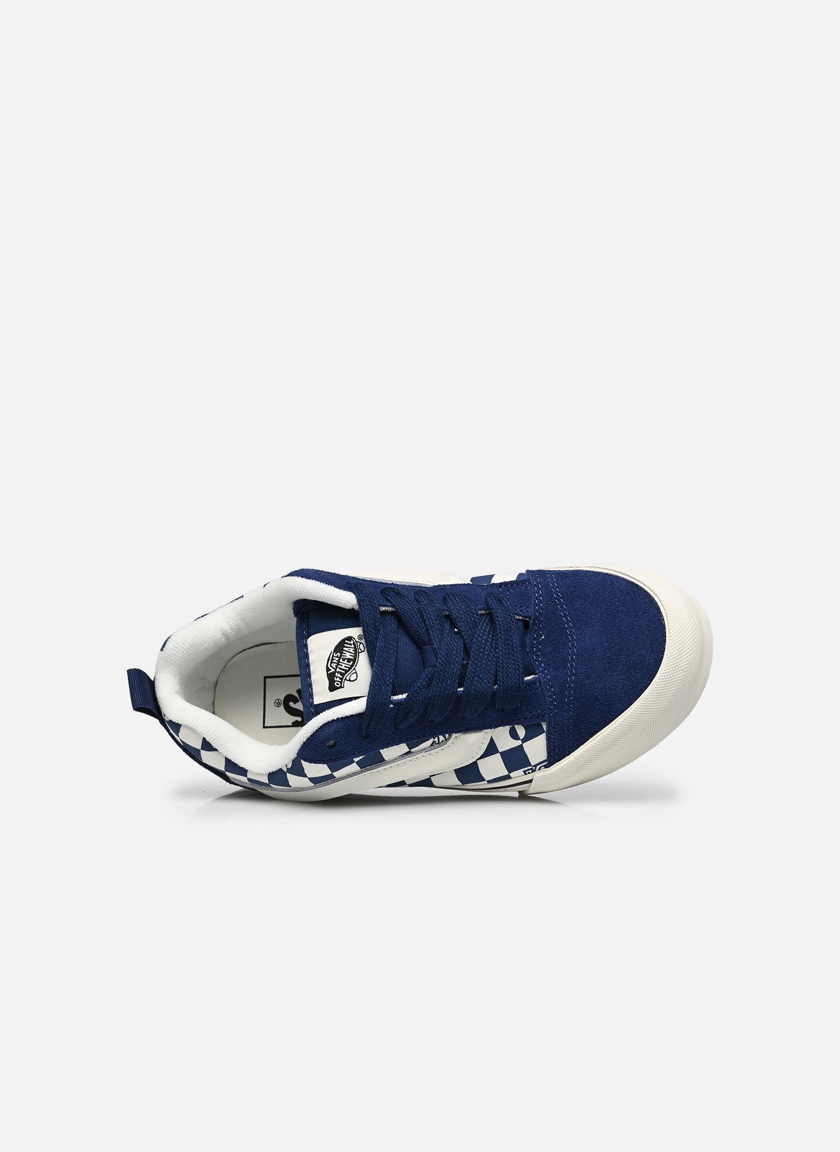 Baskets basses Knu Skool JN garçon bleu Vans Baskets basses Knu Skool JN garçon bleu IND - GEO CHECK INDIGO