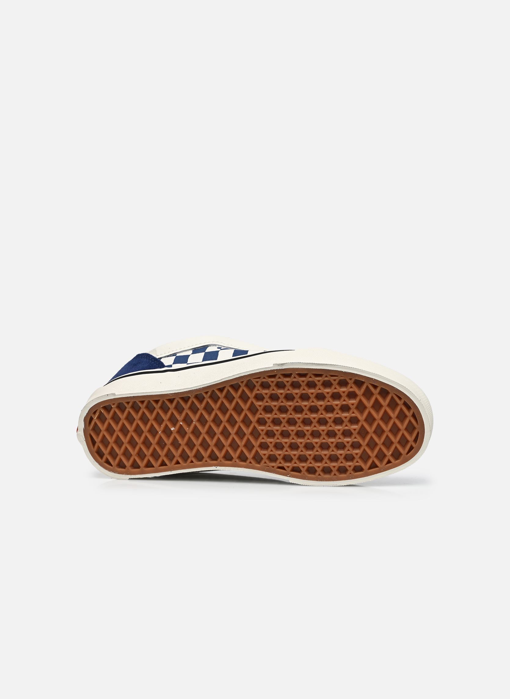 Baskets basses Knu Skool JN garçon bleu Vans Baskets basses Knu Skool JN garçon bleu IND - GEO CHECK INDIGO