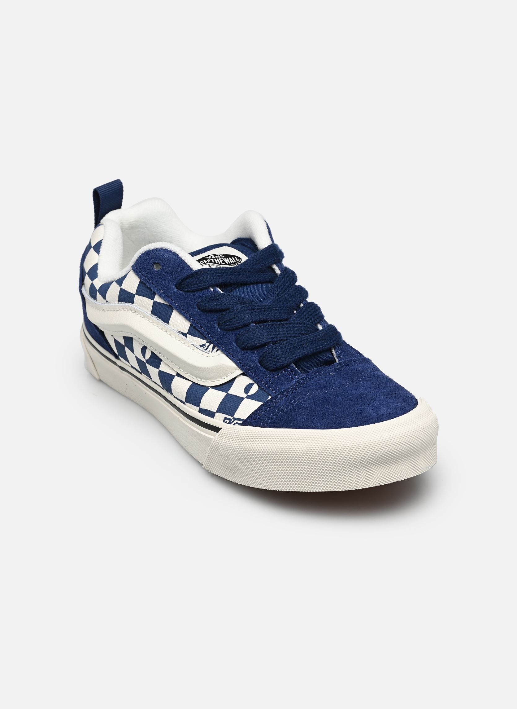 Baskets basses enfant Vans Knu Skool GEO CHECK - vue 2