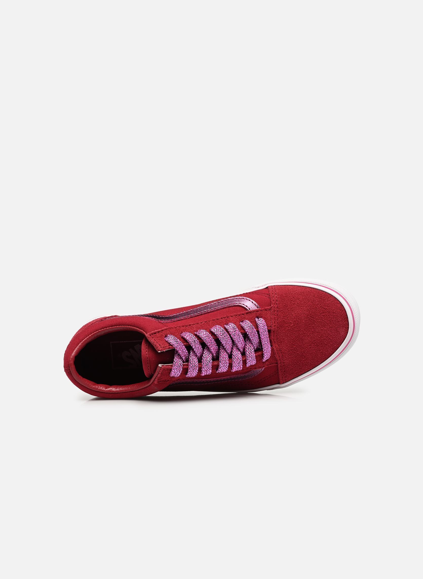 Print sneakers Old Skool dames bordeaux Vans Print sneakers Old Skool dames bordeaux METALLIC POP BORDEAUX