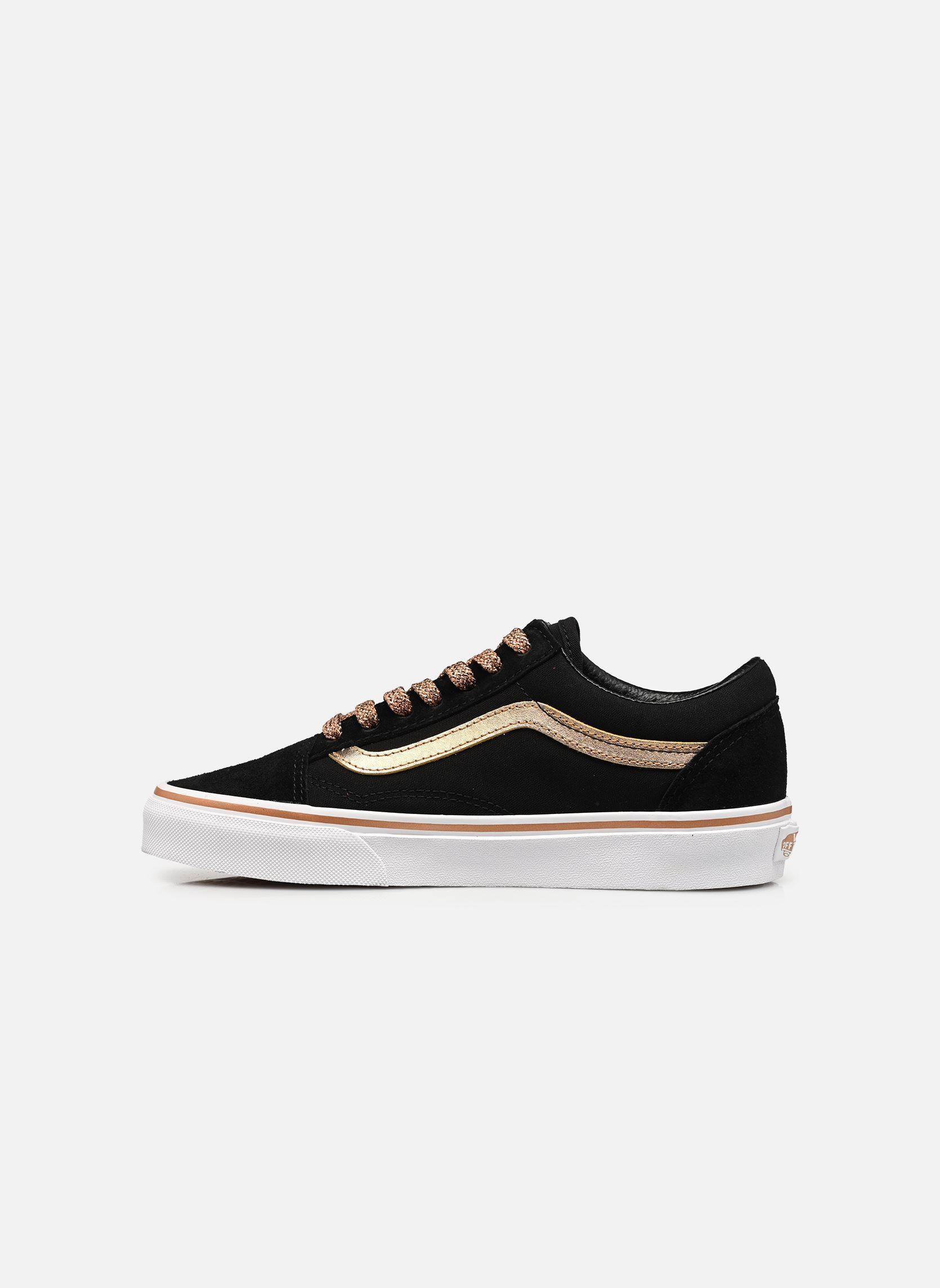 Print sneakers Old Skool dames zwart Vans Print sneakers Old Skool dames zwart METALLIC POP BLACK/GOLD