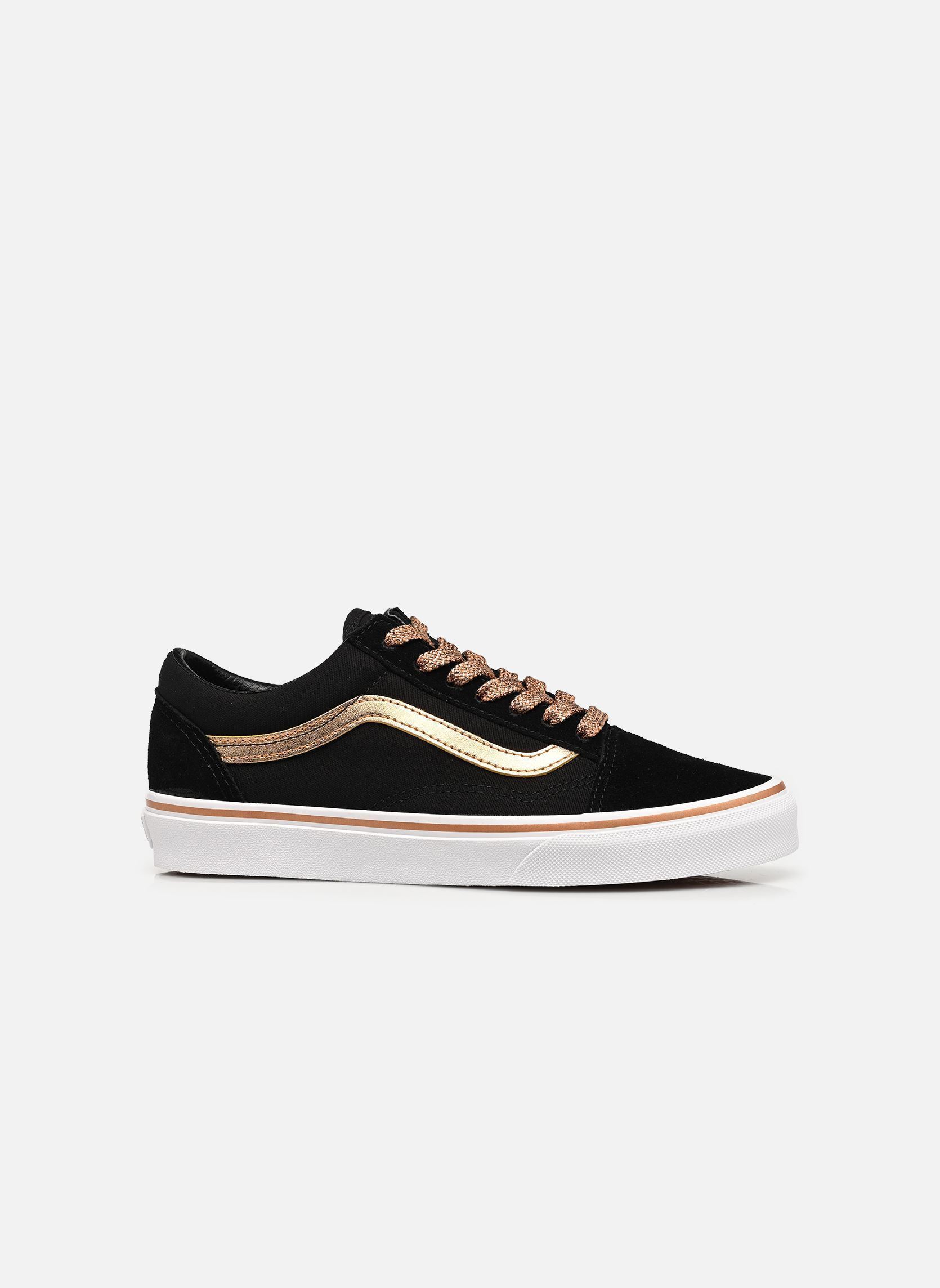 Print sneakers Old Skool dames zwart Vans Print sneakers Old Skool dames zwart METALLIC POP BLACK/GOLD