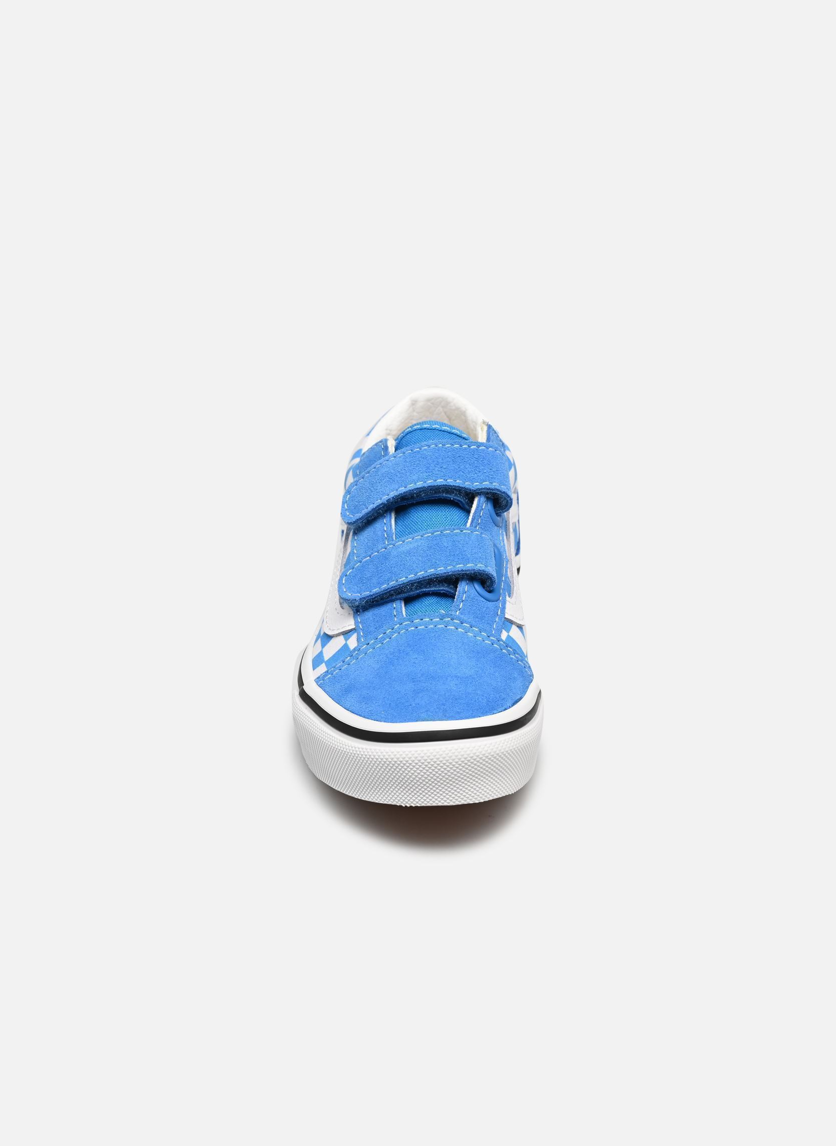 Baskets basses Old Skool V UY garçon bleu Vans Baskets basses Old Skool V UY garçon bleu FNM - COLOR THEORY CHECKERBOAR